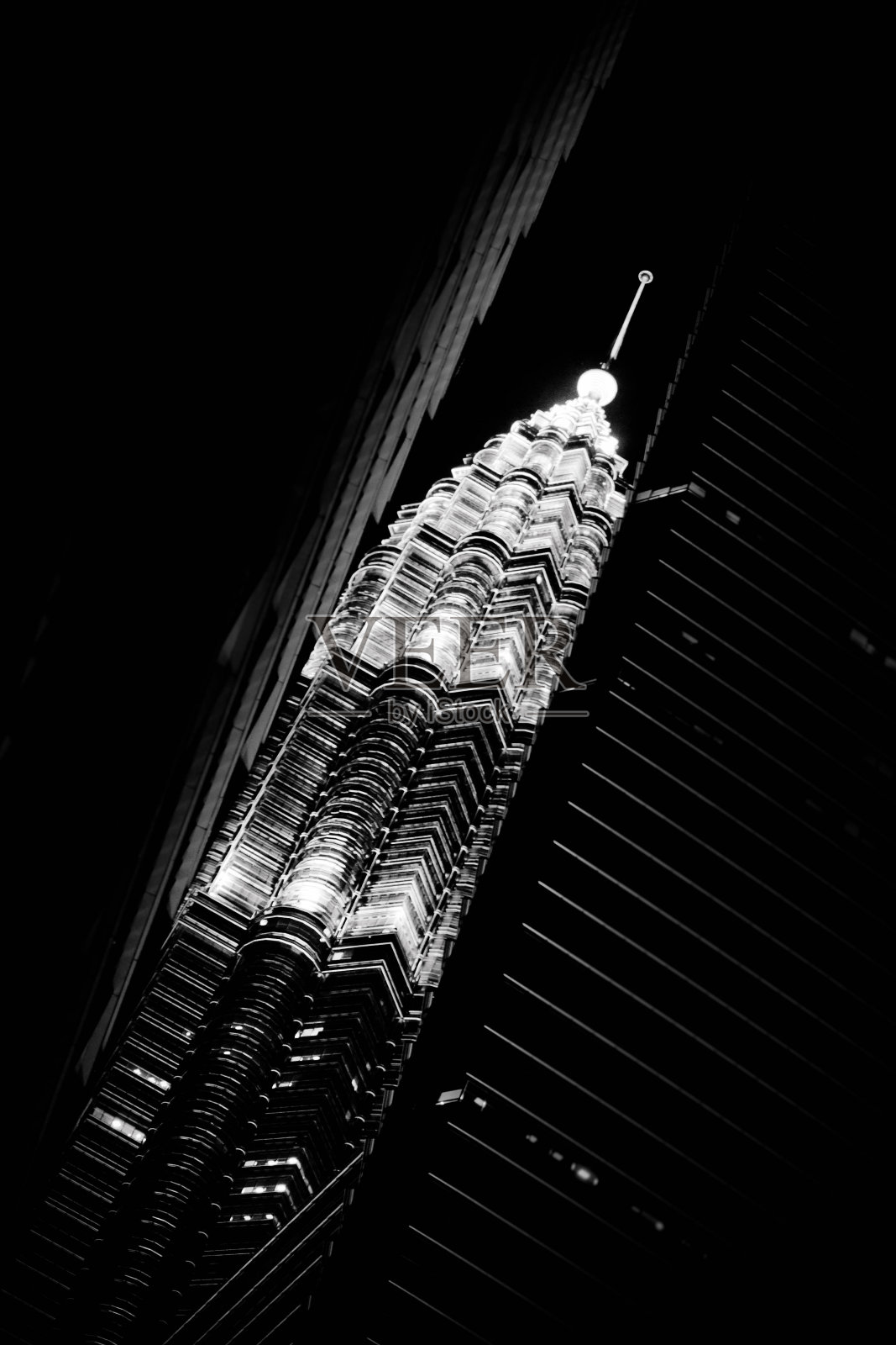 马来西亚吉隆坡石油大厦,照片摄影图片