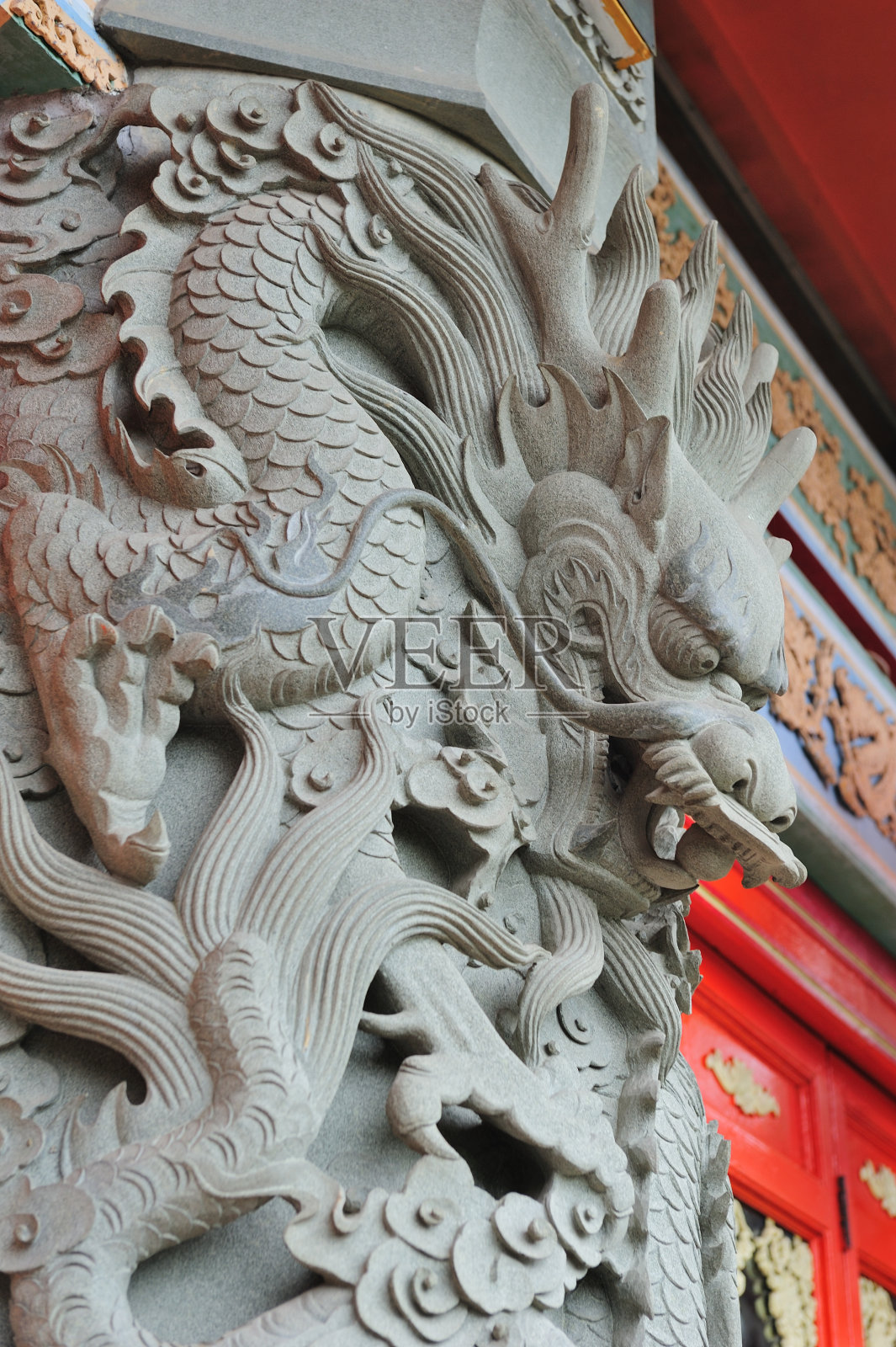 龙的雕像照片摄影图片