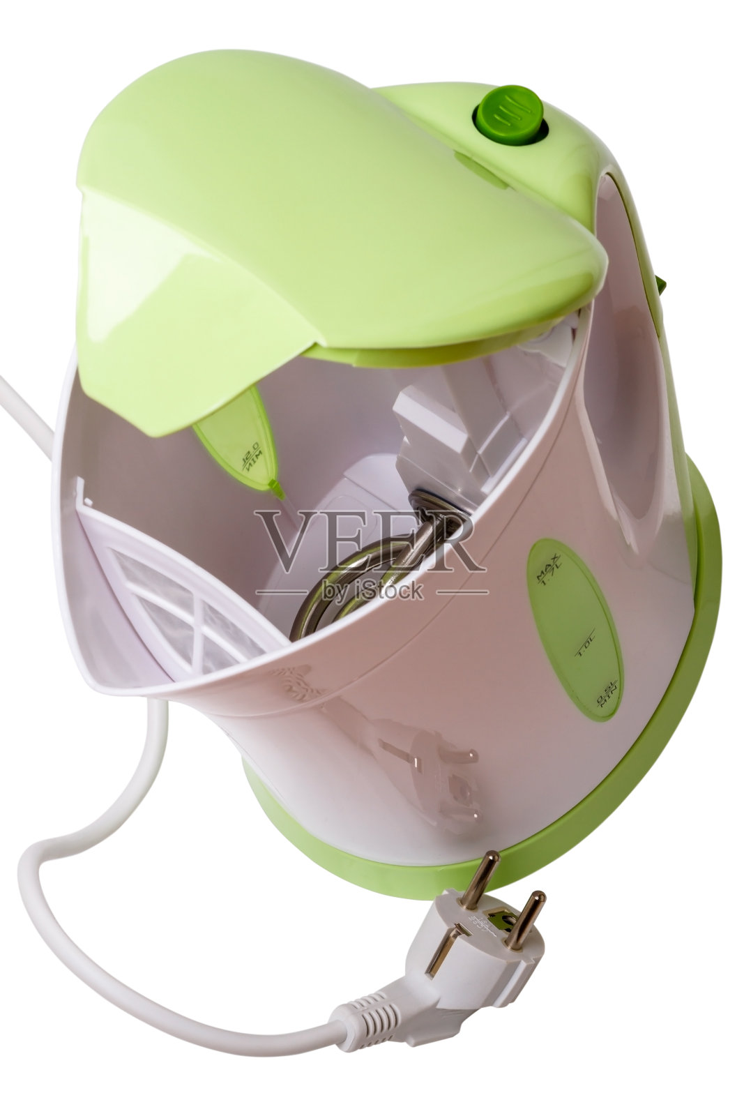 电水壶俯视图照片摄影图片