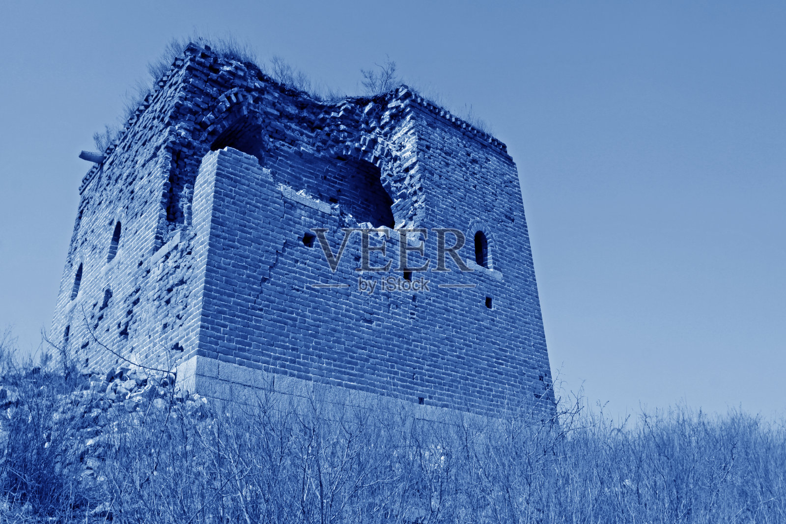 原生态长城照片摄影图片