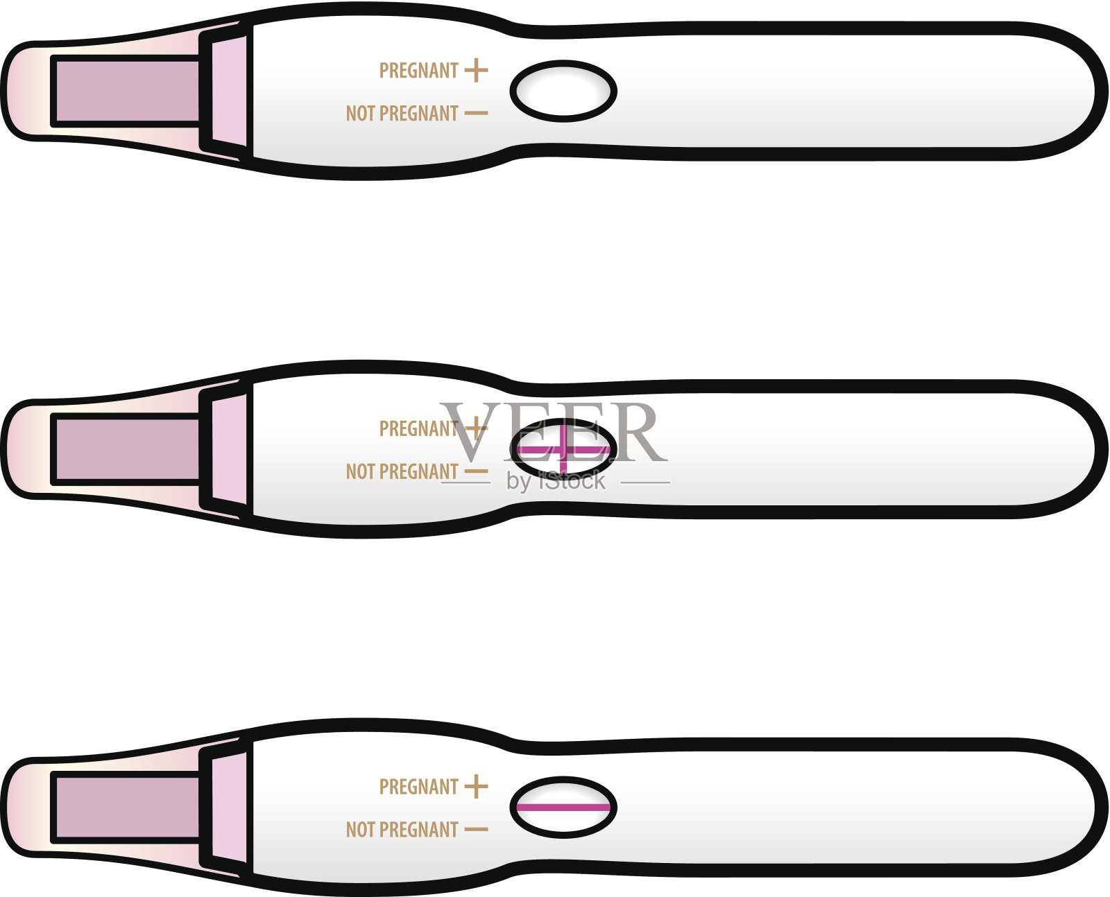 妊娠检查插画图片素材