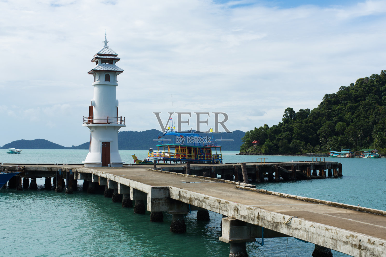 泰国Koh Chang码头照片摄影图片