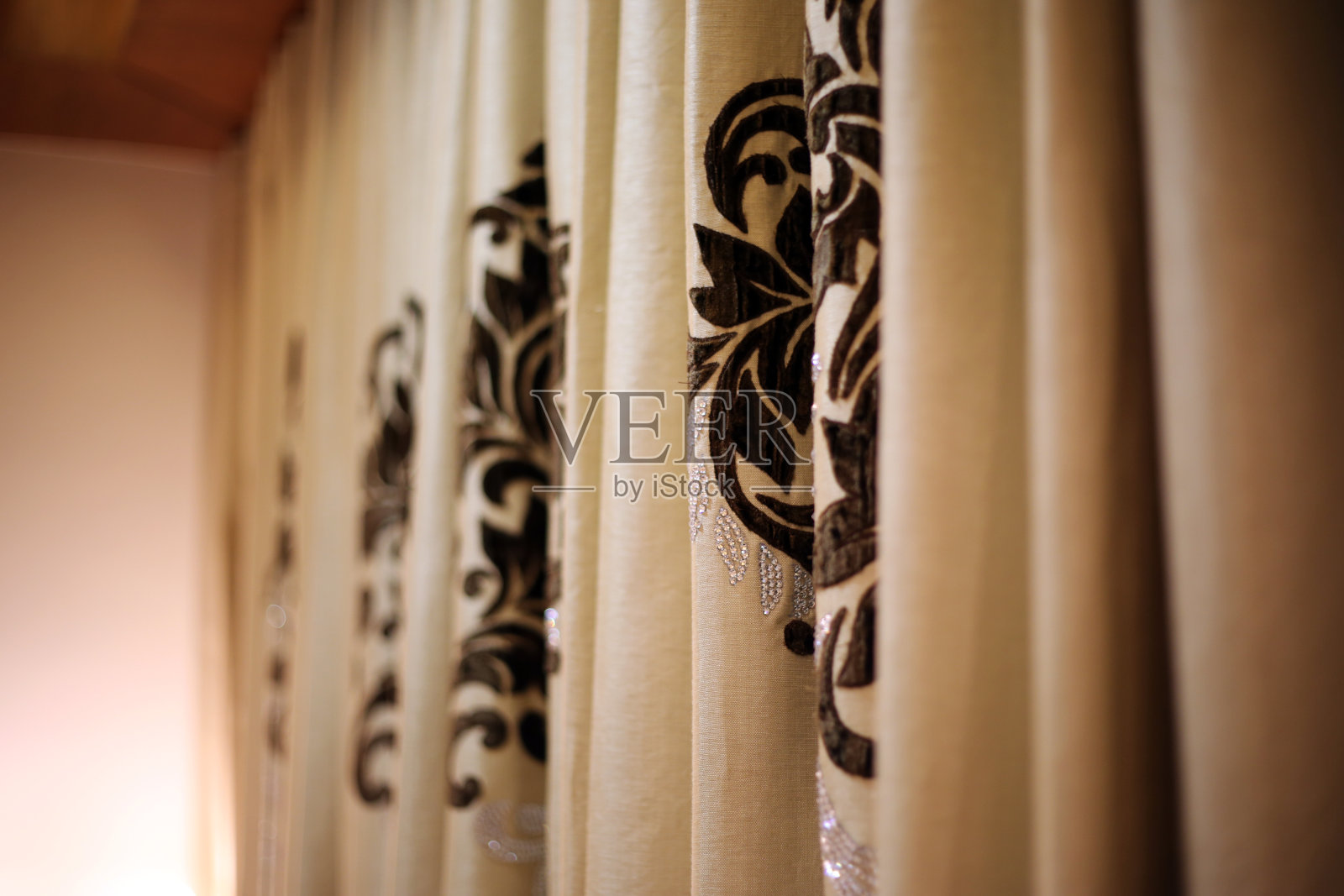 窗帘的设计照片摄影图片
