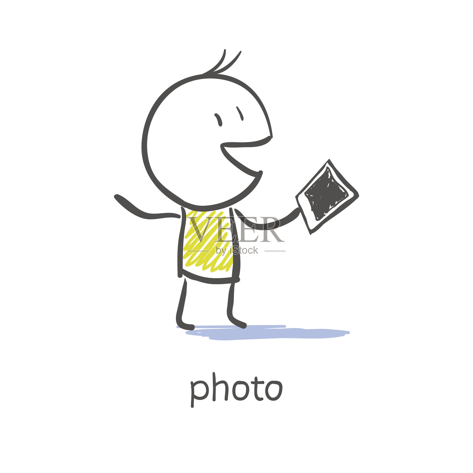 男人拥有照片插画图片素材