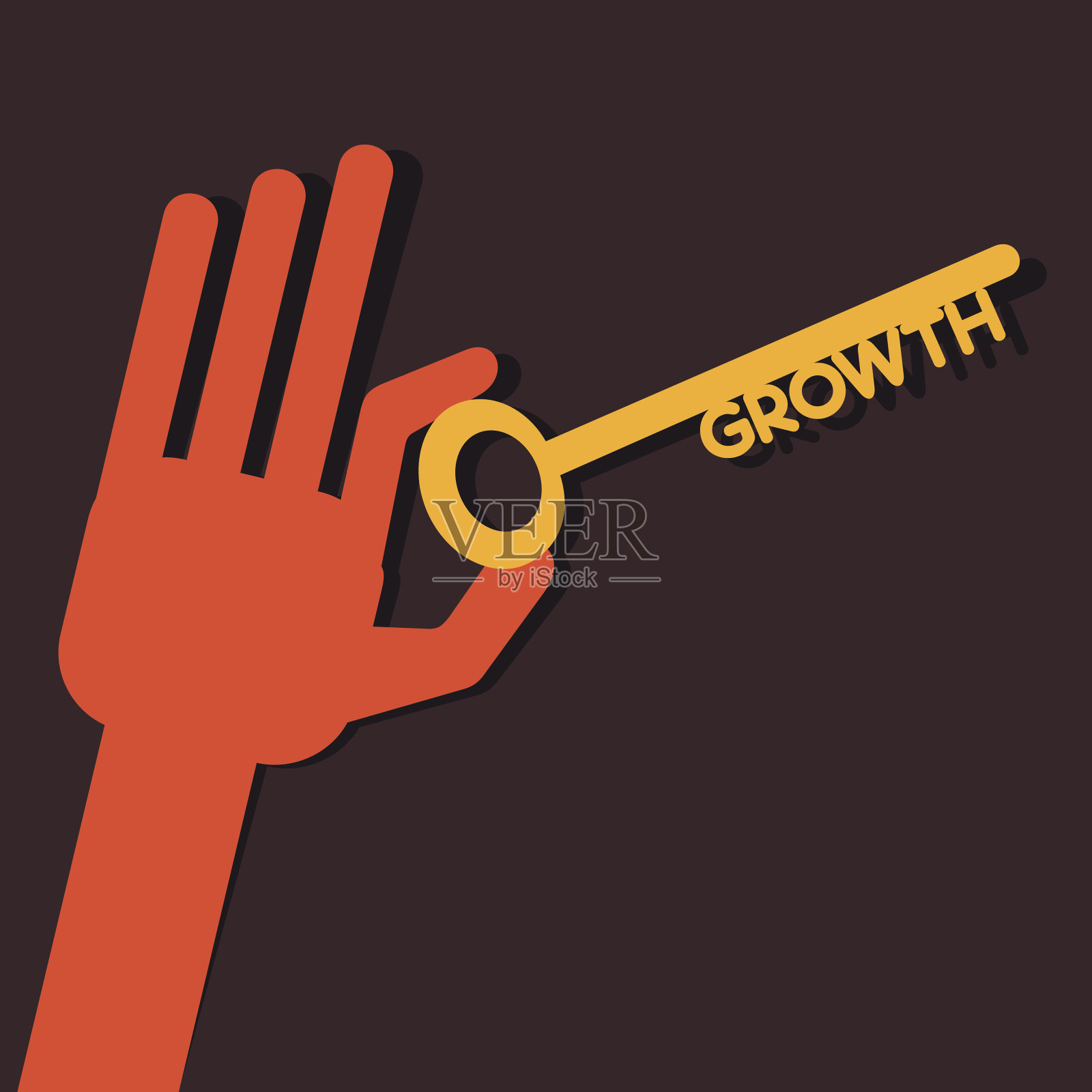 增长的关键插画图片素材