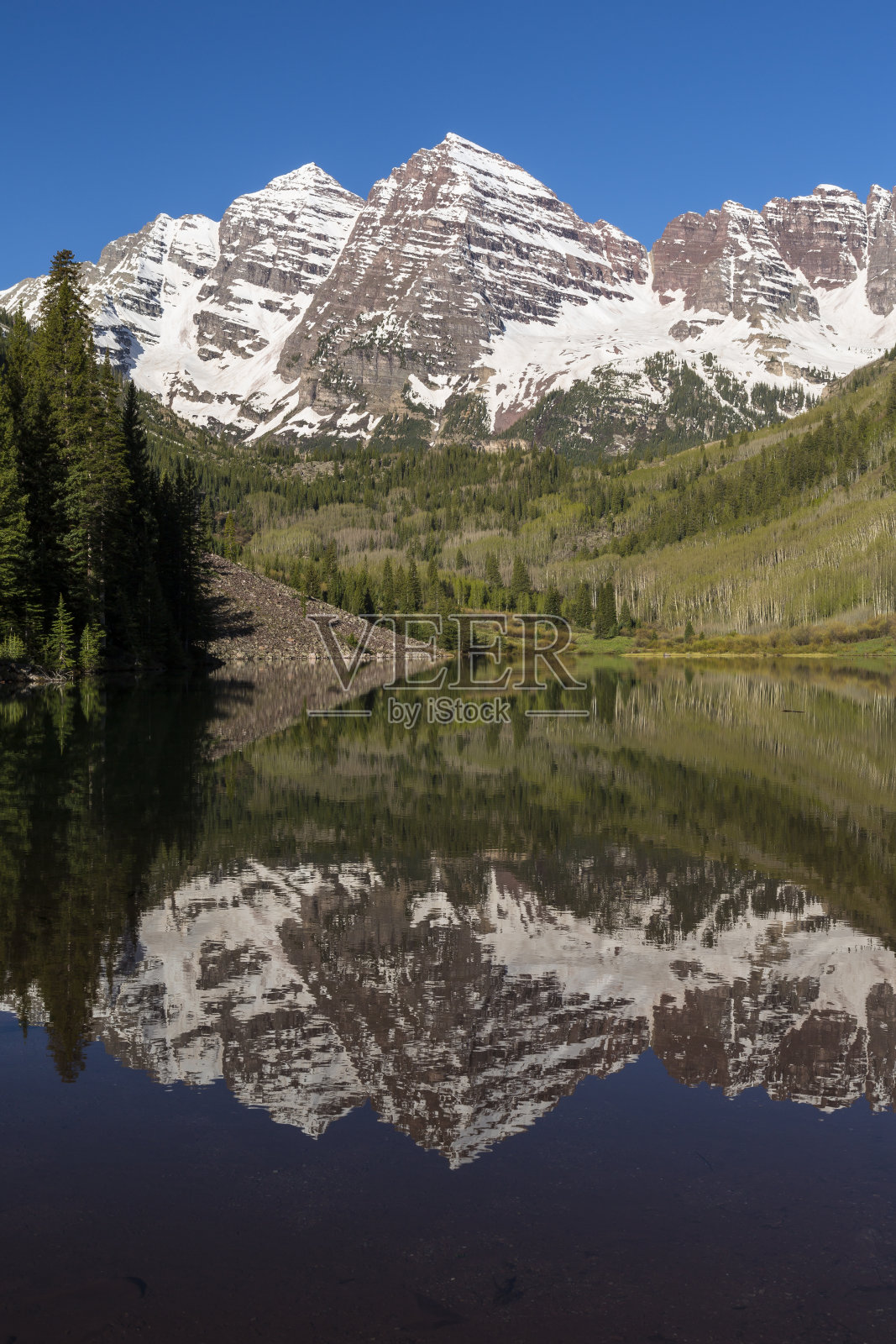 栗色贝尔山照片摄影图片