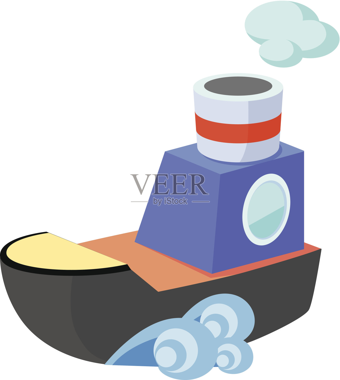 图标的船插画图片素材