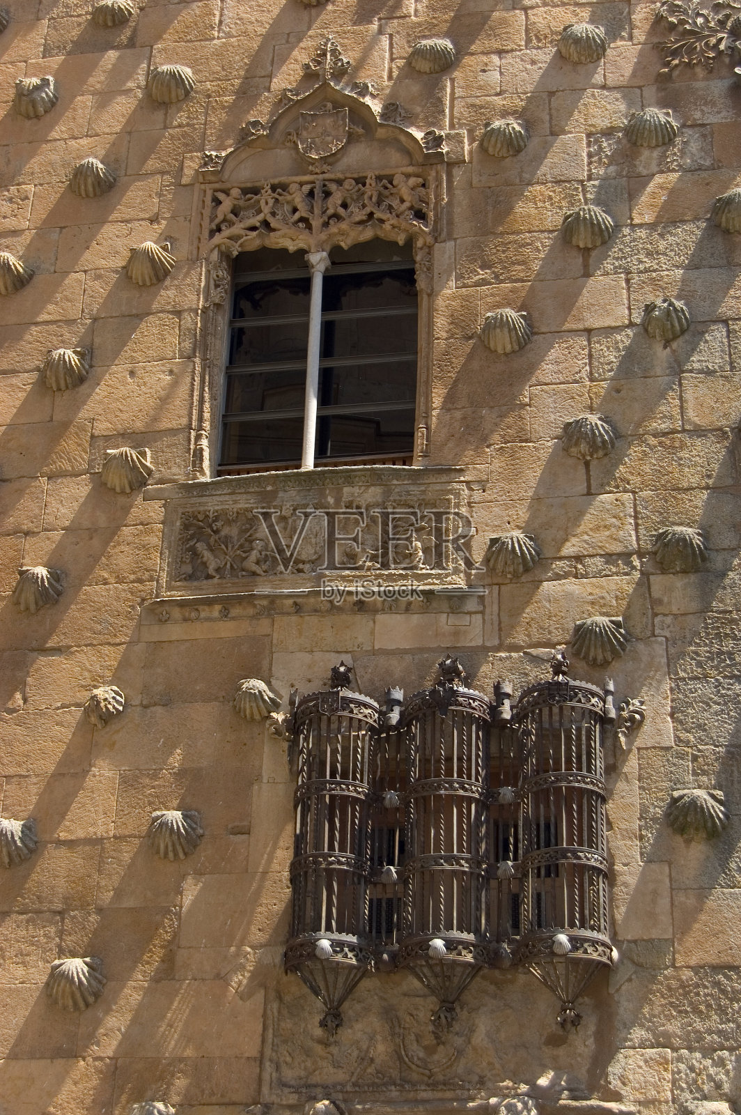 贝壳之家。西班牙萨拉曼卡照片摄影图片