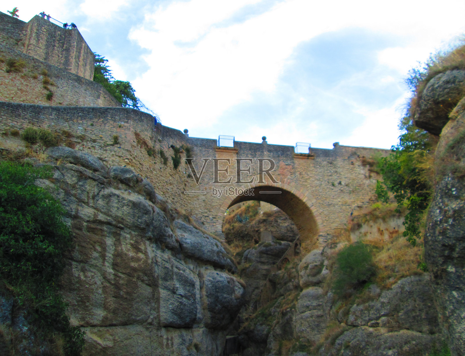 阿拉伯桥,隆达,安达卢西亚照片摄影图片