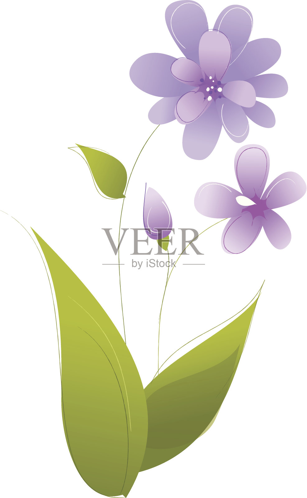 图标的花插画图片素材