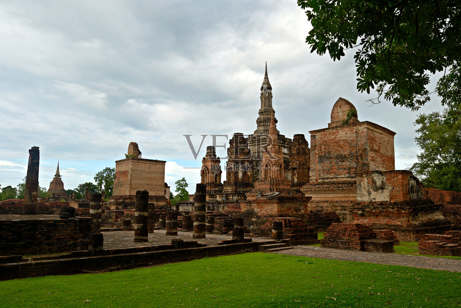 素可泰历史公园照片摄影图片