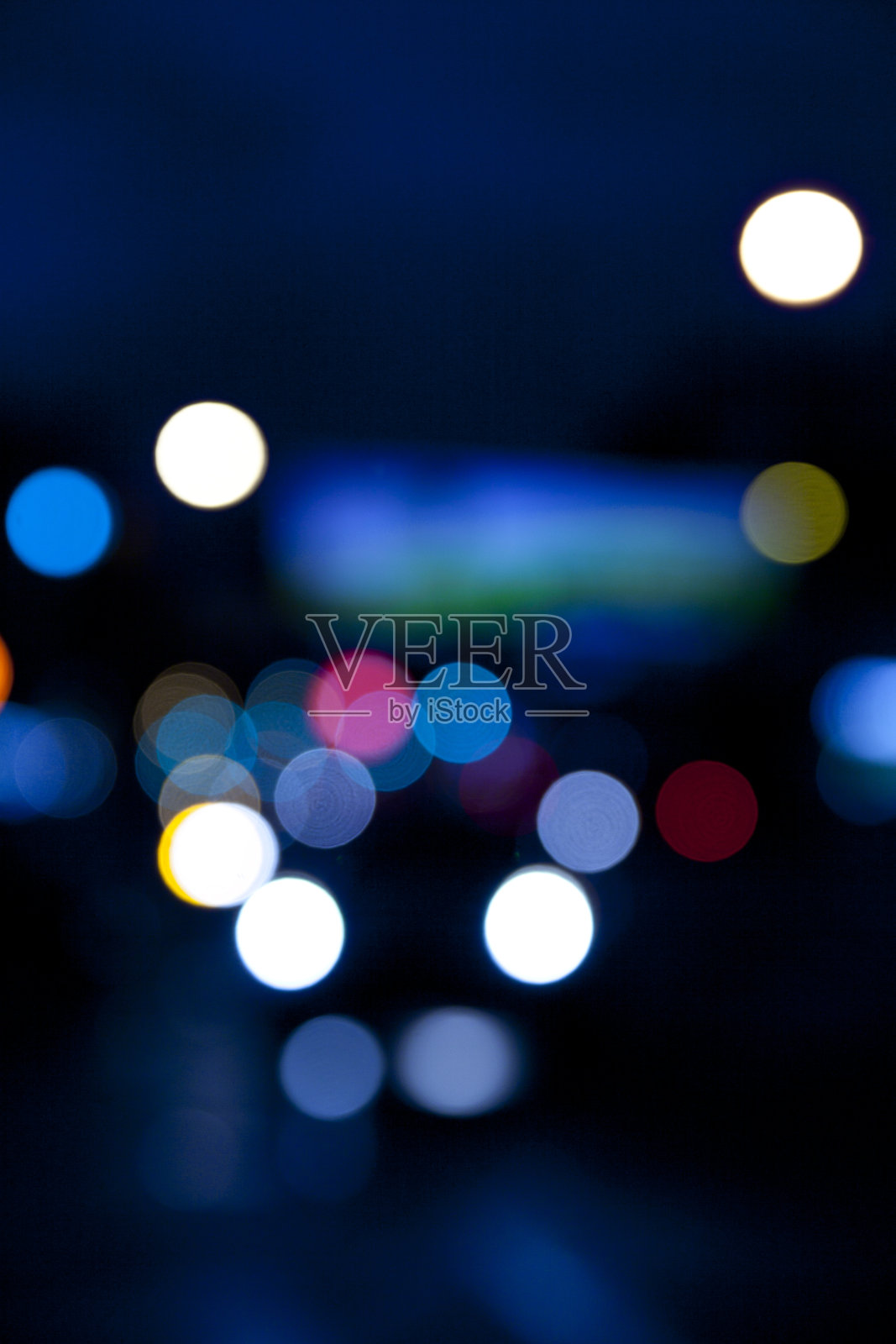 散焦的灯照片摄影图片