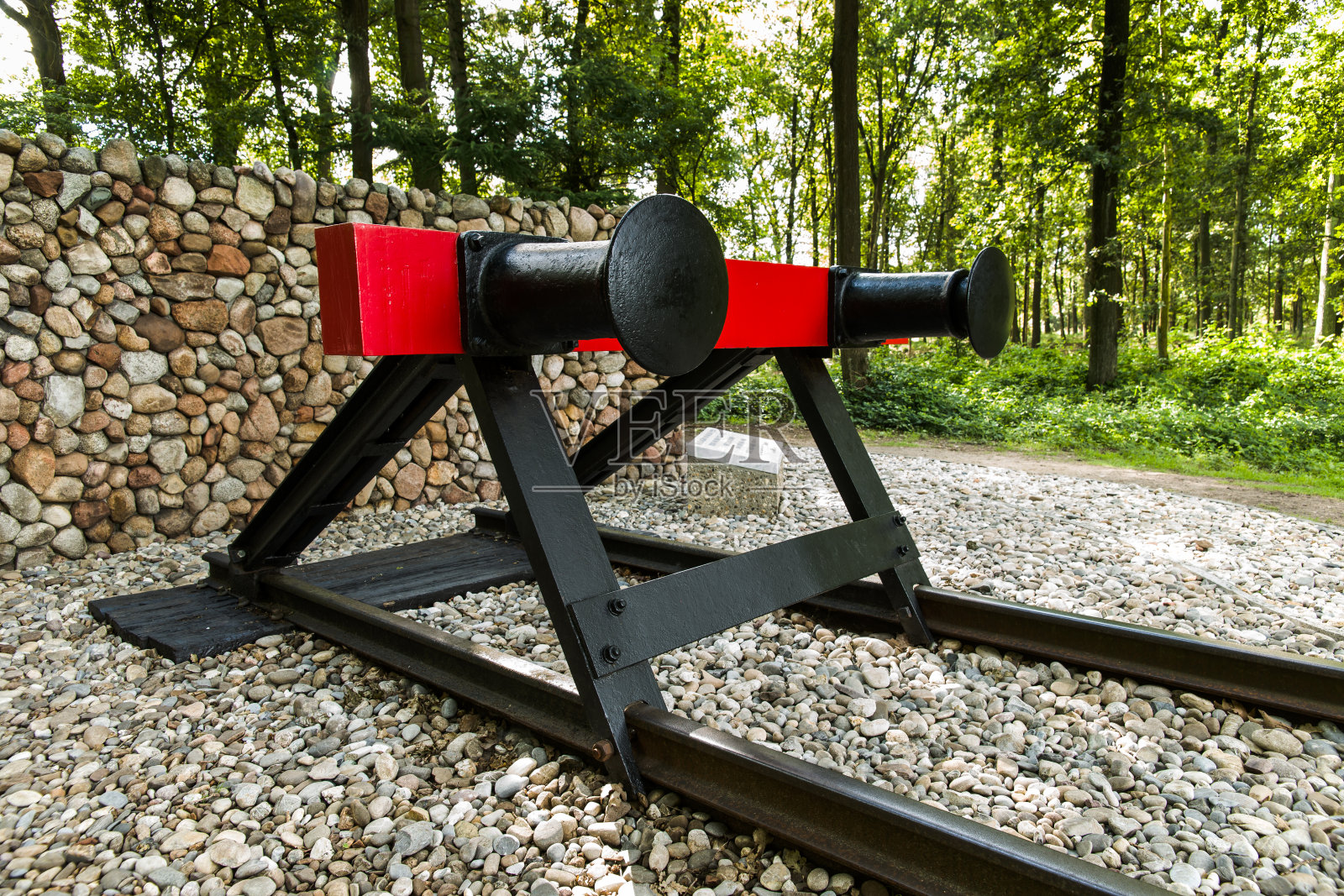 荷兰Westerbork中转营地的碎片和细节照片摄影图片