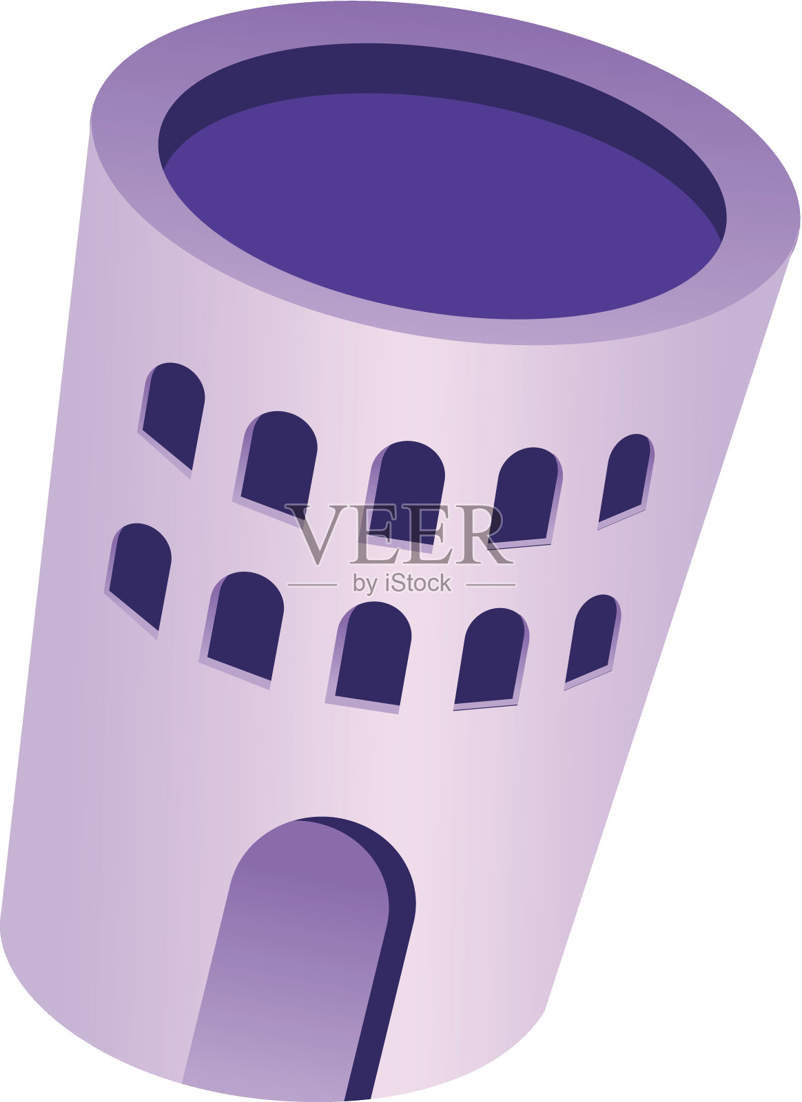 图标的建筑插画图片素材