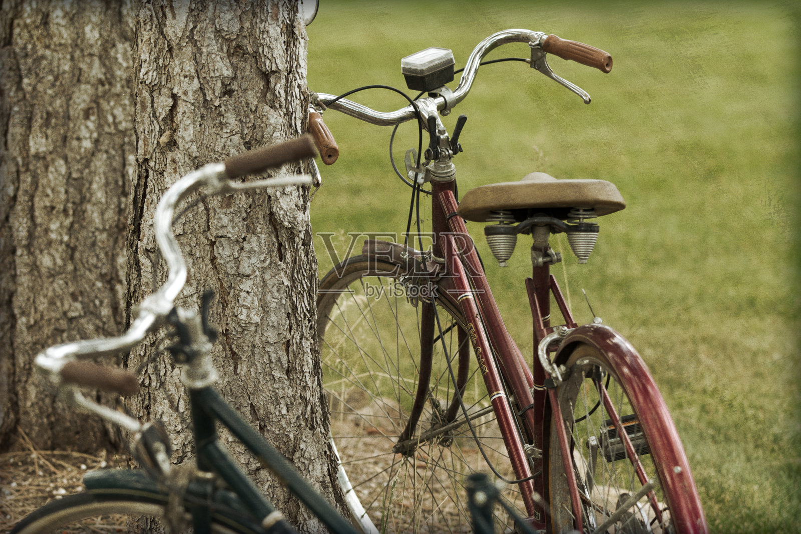 古董自行车照片摄影图片