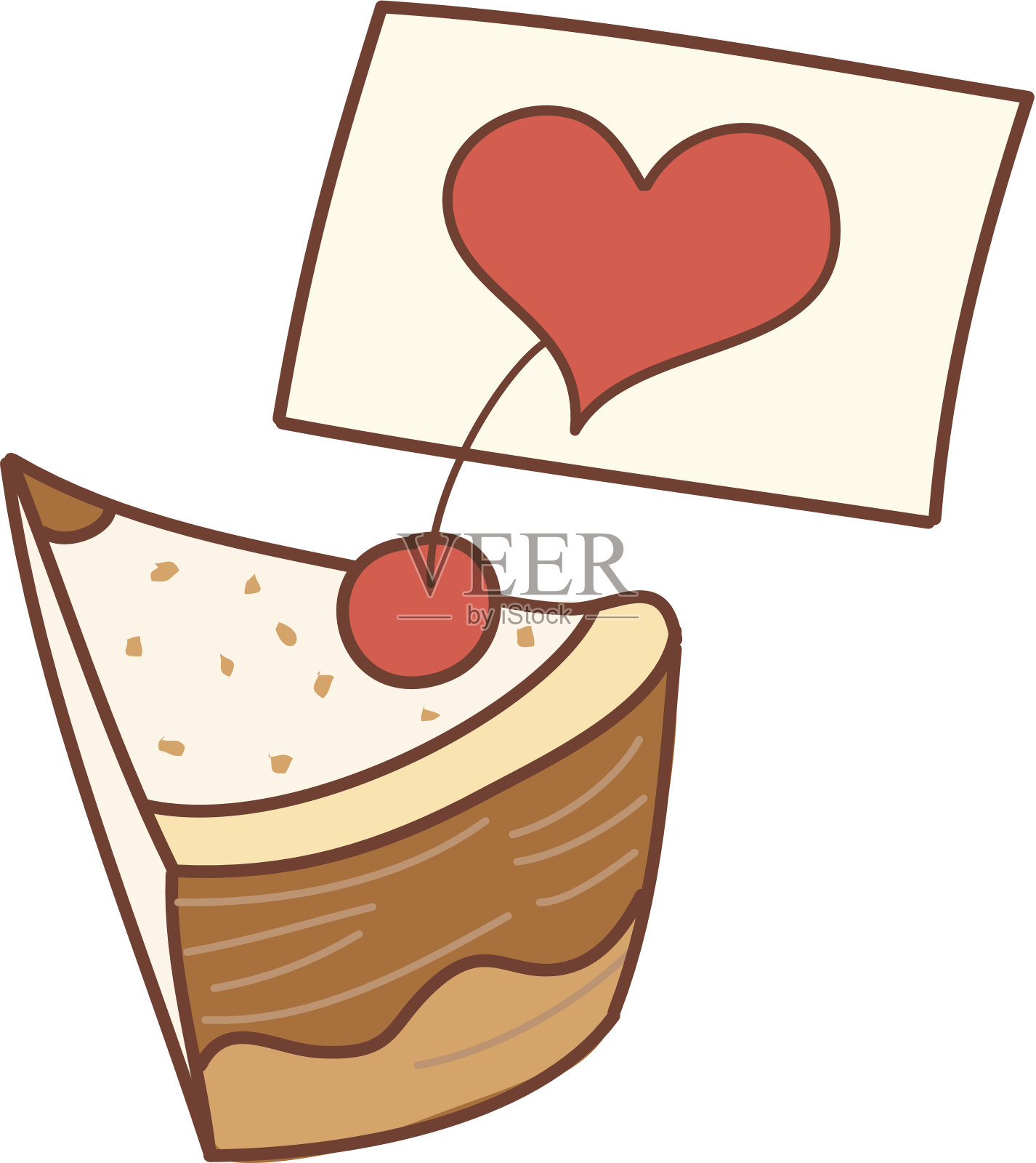 块蛋糕设计元素图片