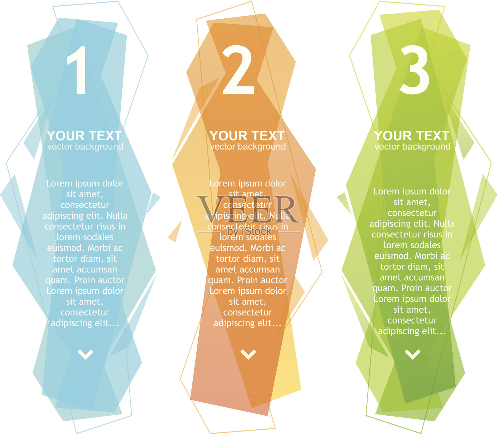 文本1 2 3的语音模板设计模板素材