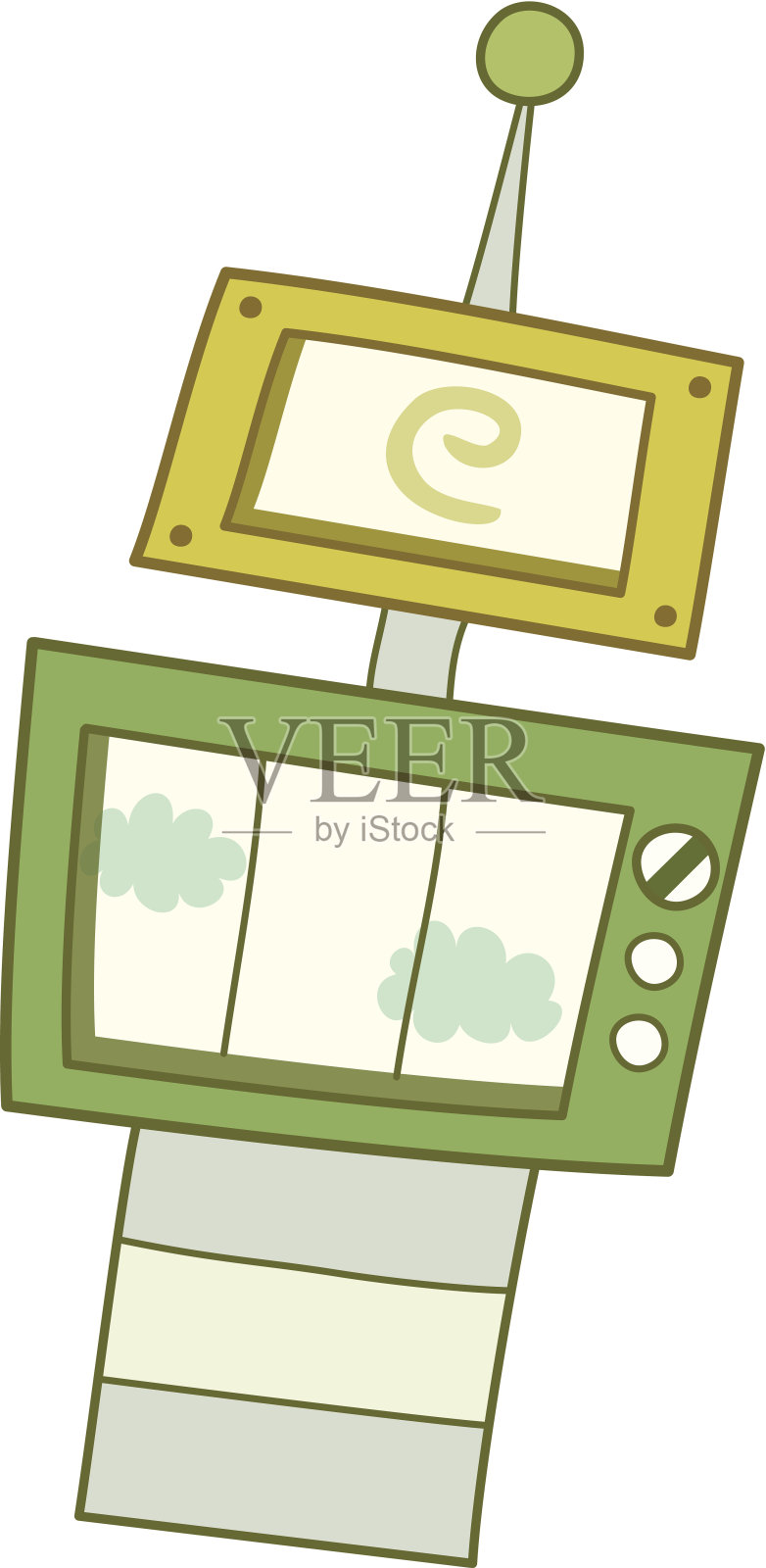 显示插画图片素材