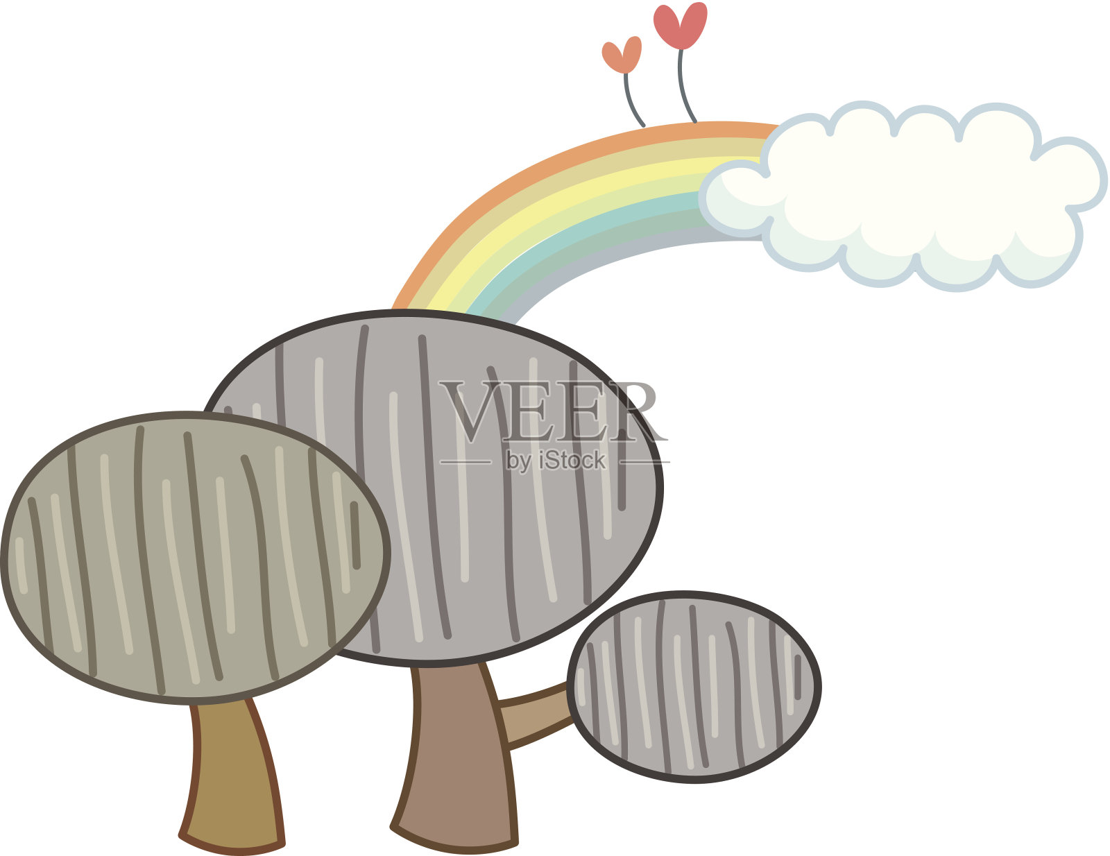 树插画图片素材