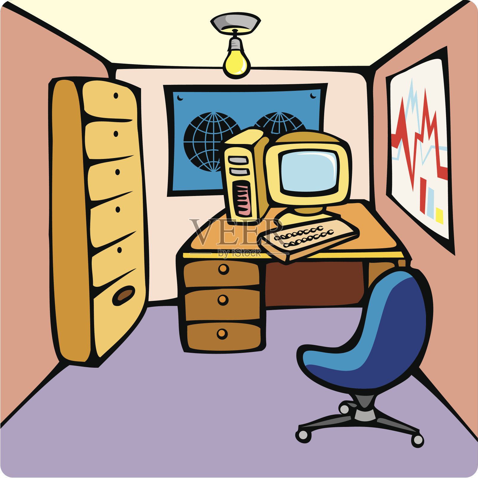 办公室内部设计元素图片