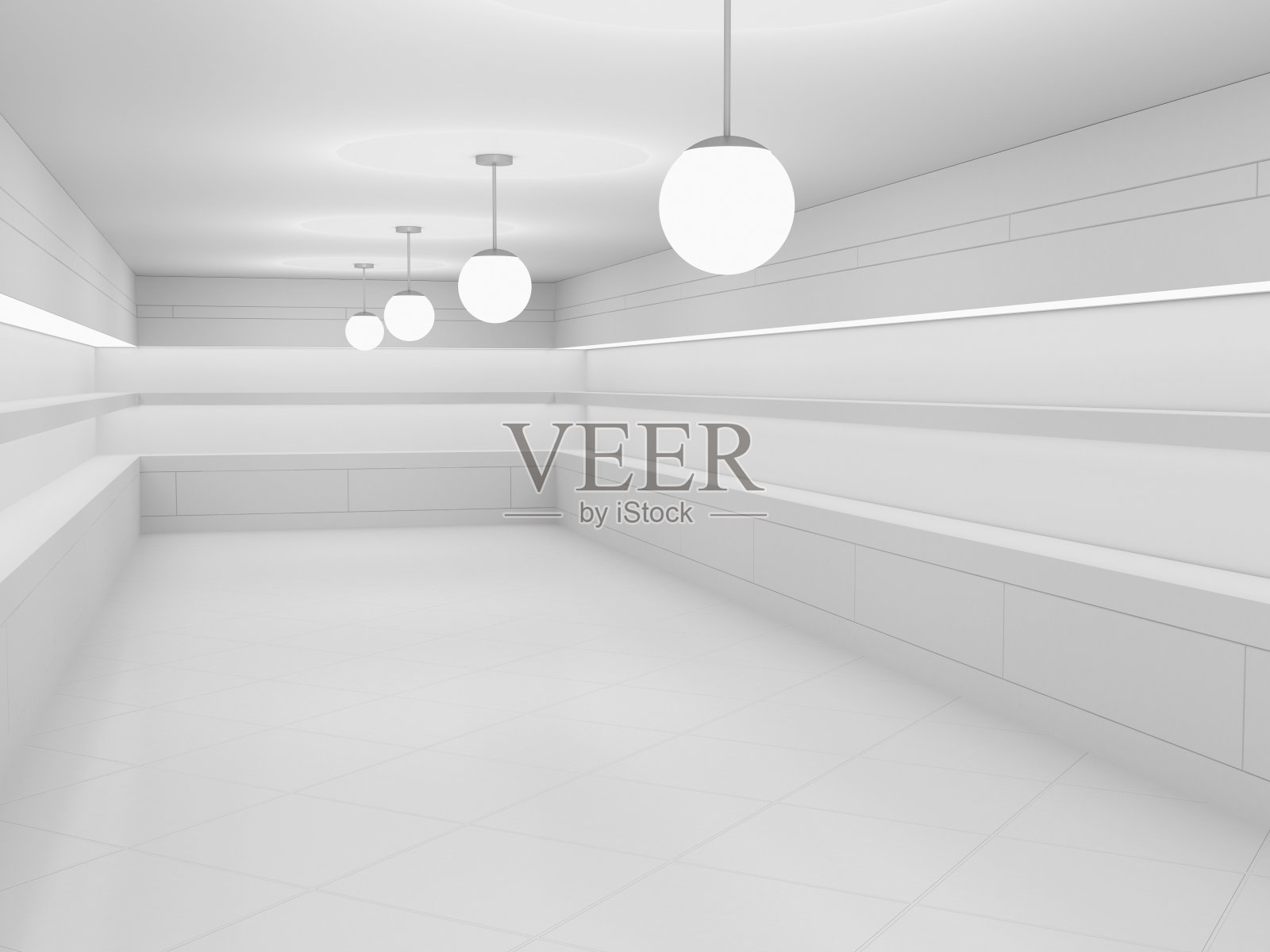 空荡荡的精品店照片摄影图片