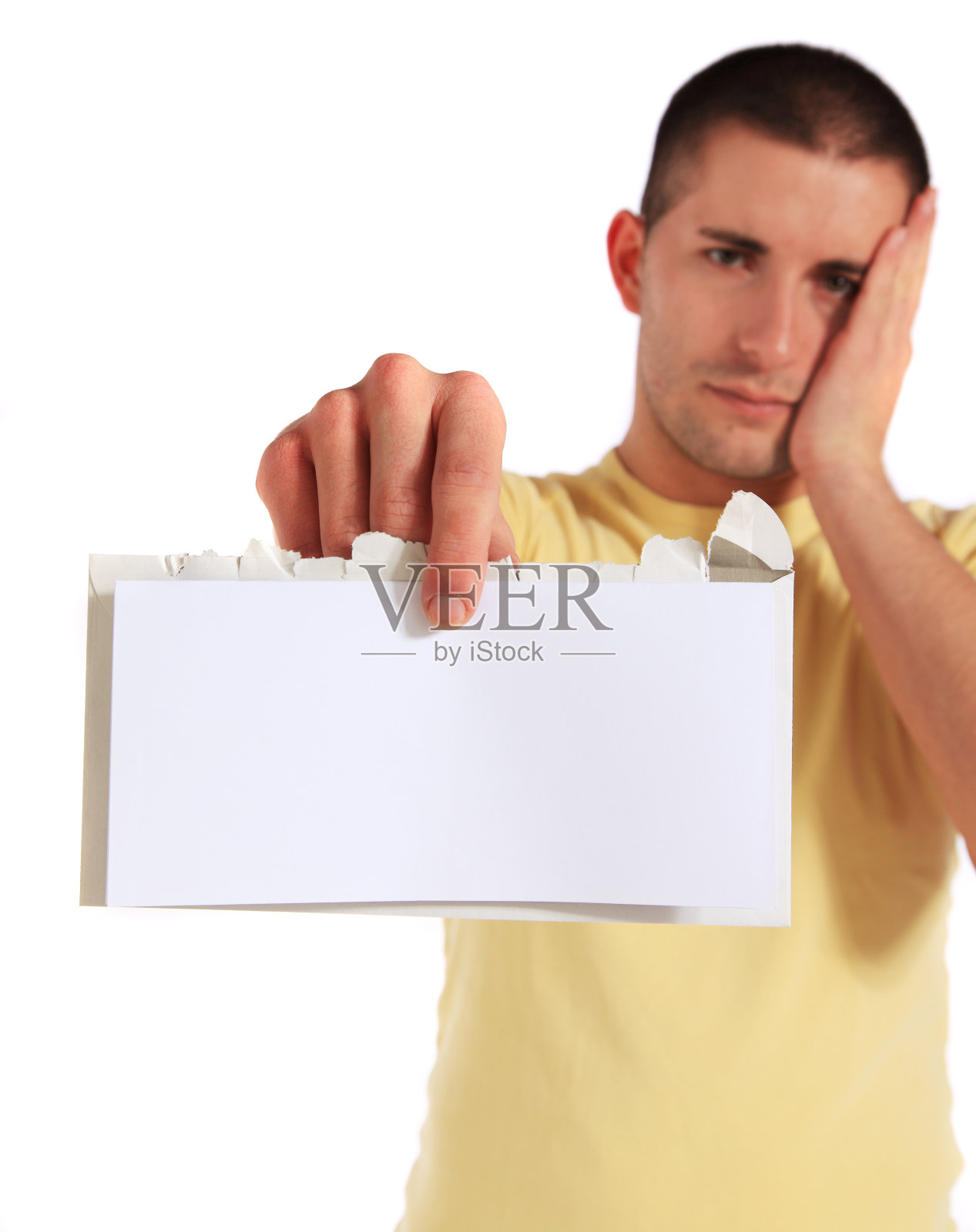 得到坏消息照片摄影图片