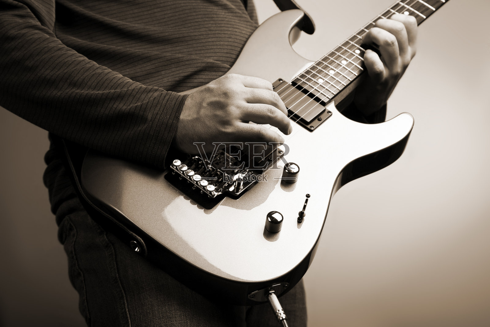 摇滚吉他手照片摄影图片