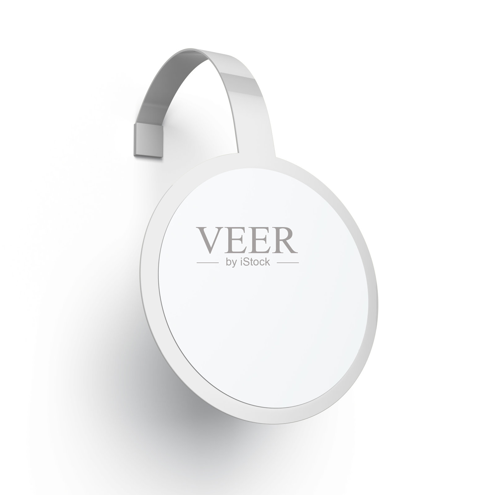 广告摇摆票在白色的墙上照片摄影图片