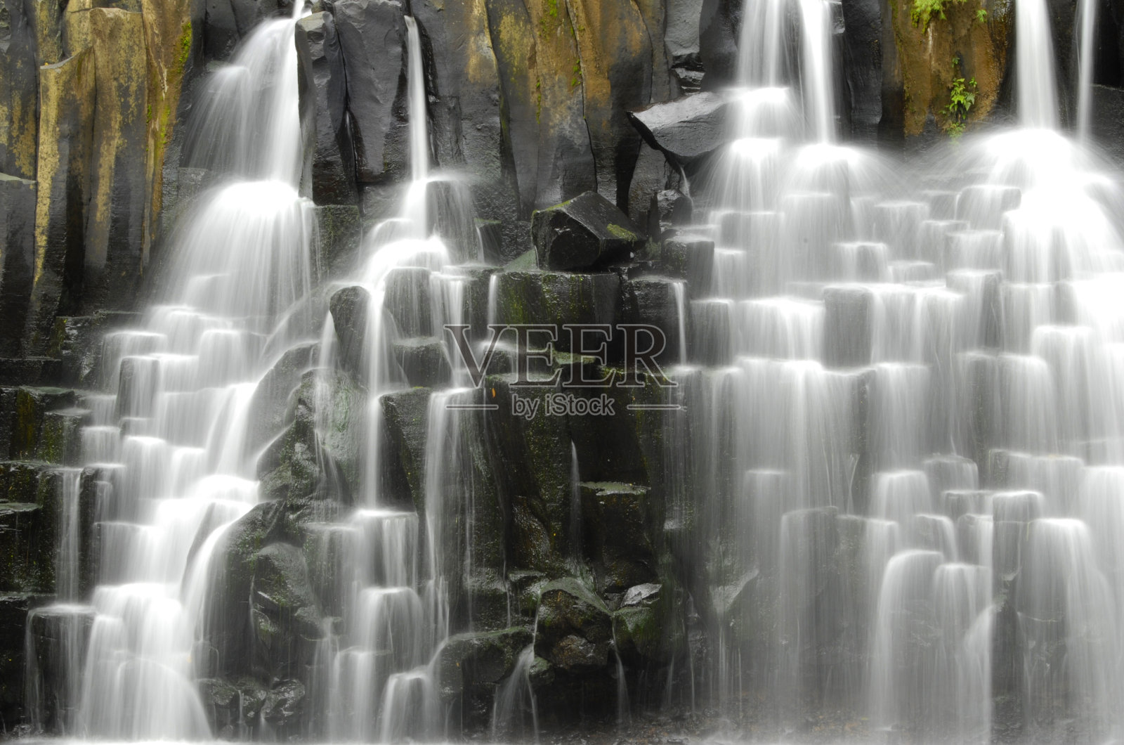 毛里求斯的梦幻瀑布照片摄影图片