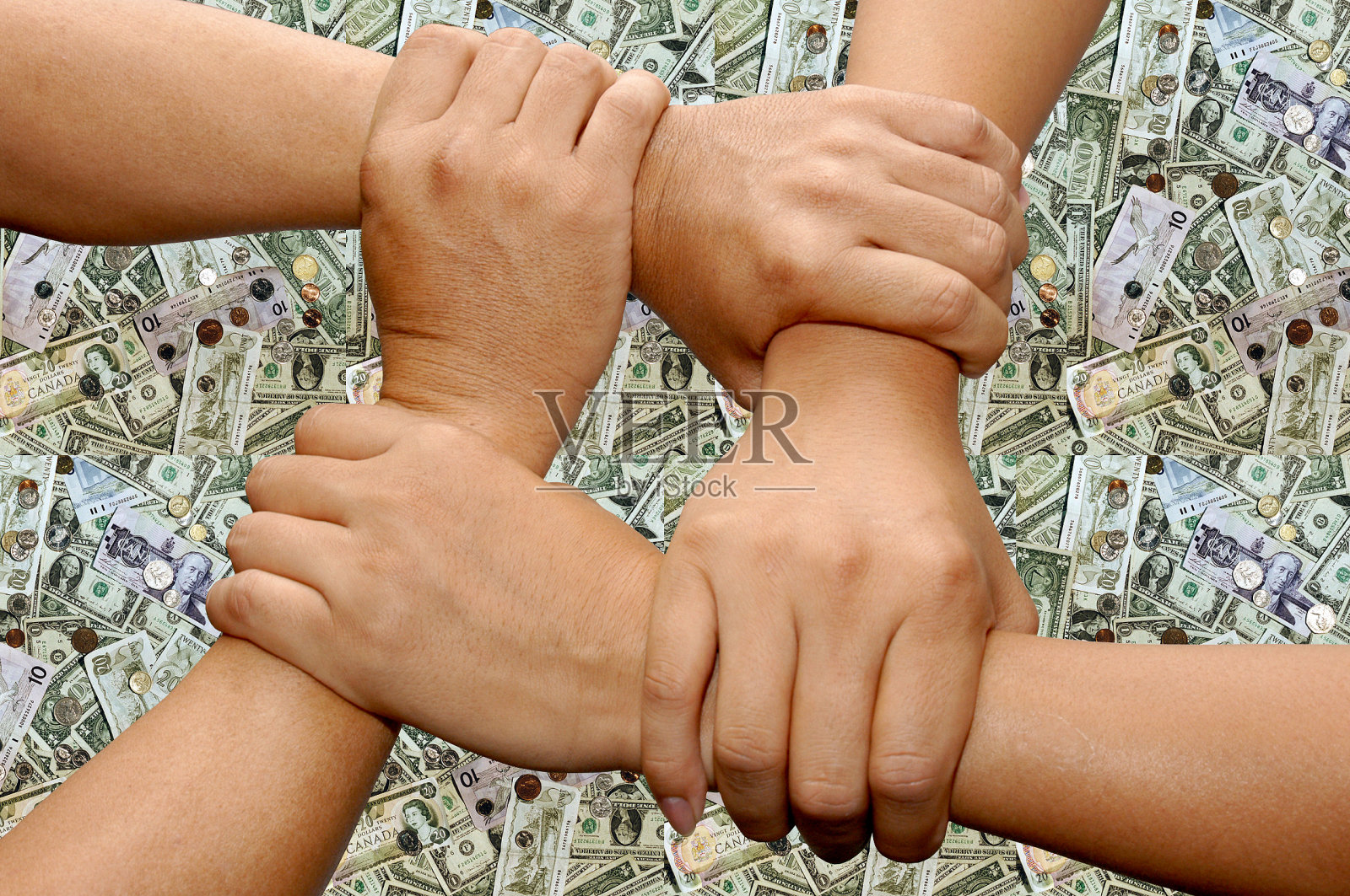 手团队工作照片摄影图片