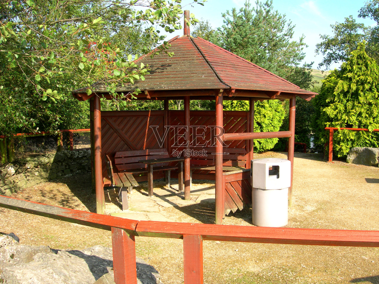 凉亭式公园庇护所照片摄影图片