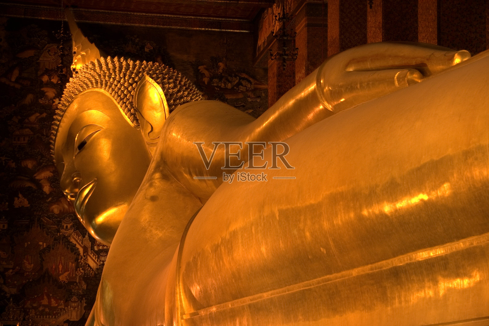 卧佛,卧佛寺,泰国曼谷照片摄影图片