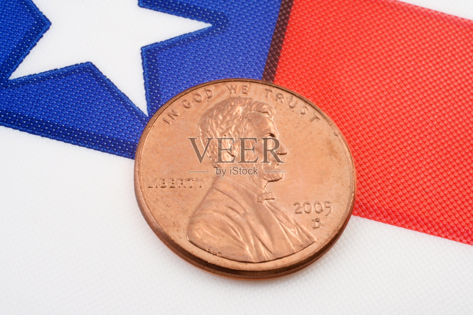 旗帜上的佩妮照片摄影图片