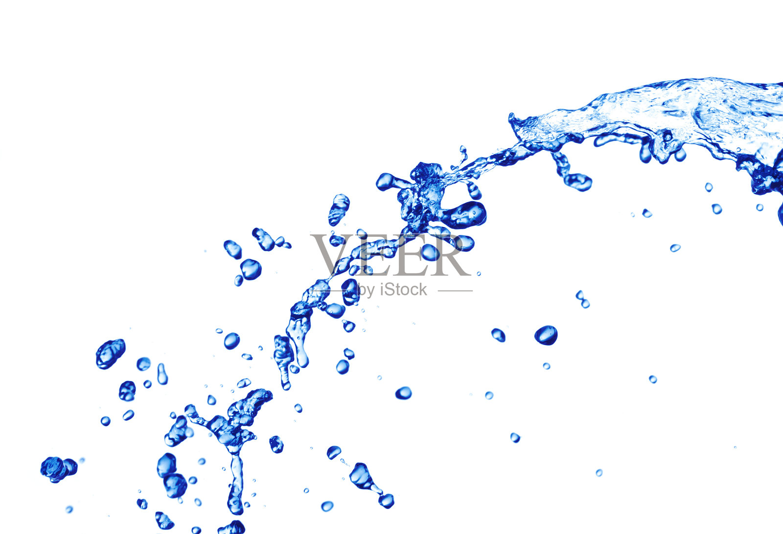 水溅过白色的背景照片摄影图片