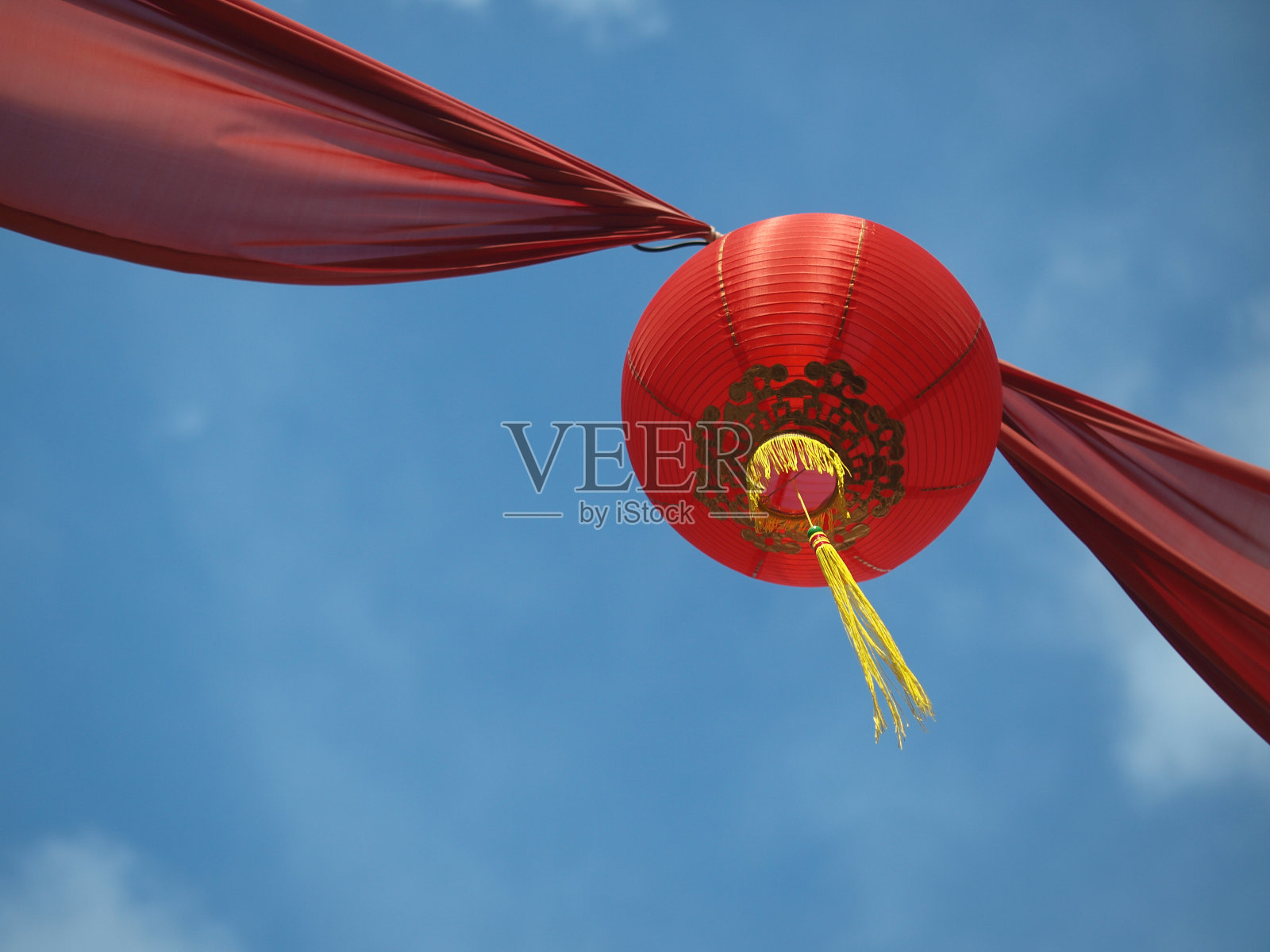 大红灯笼高高挂照片摄影图片