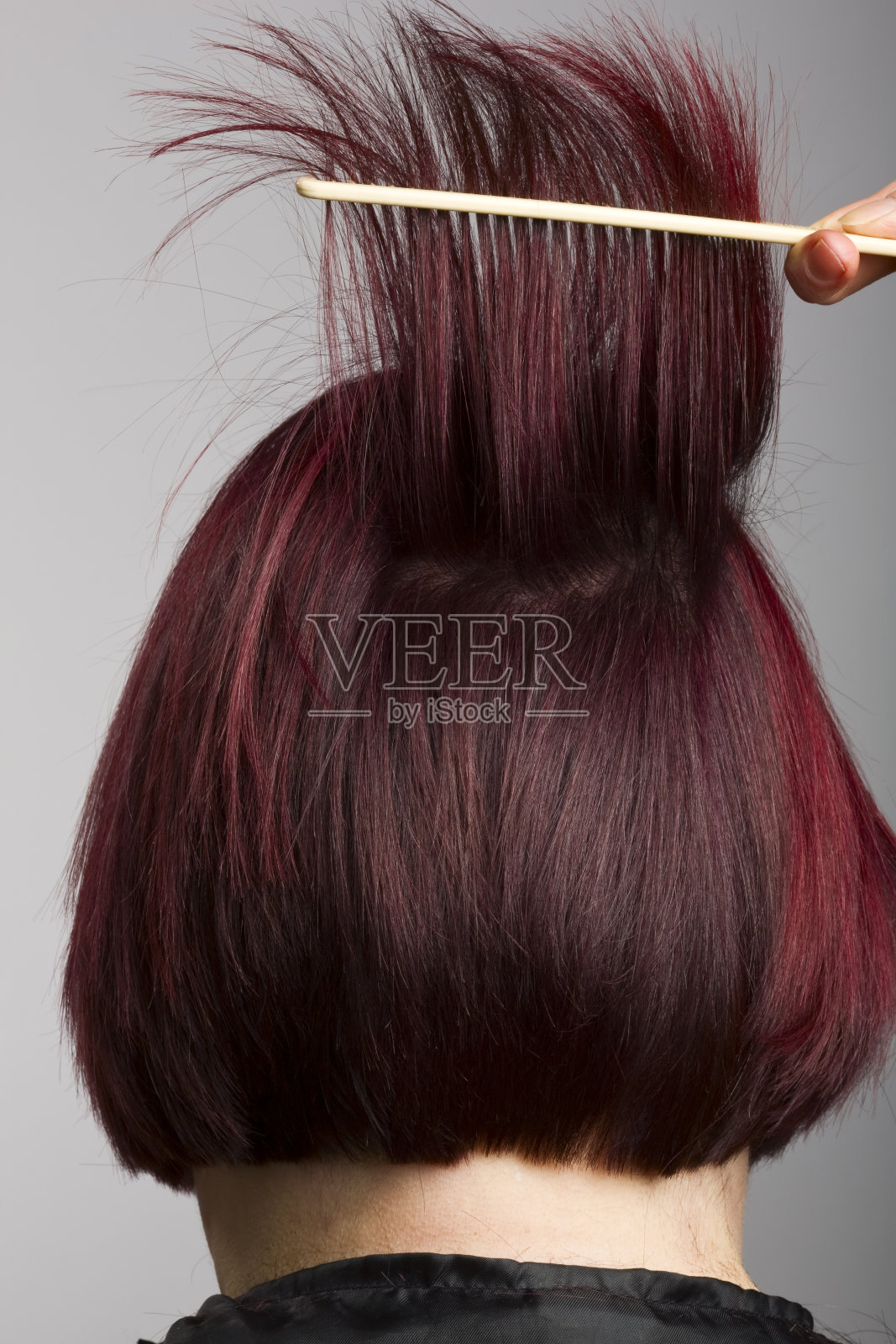 理发师梳理照片摄影图片