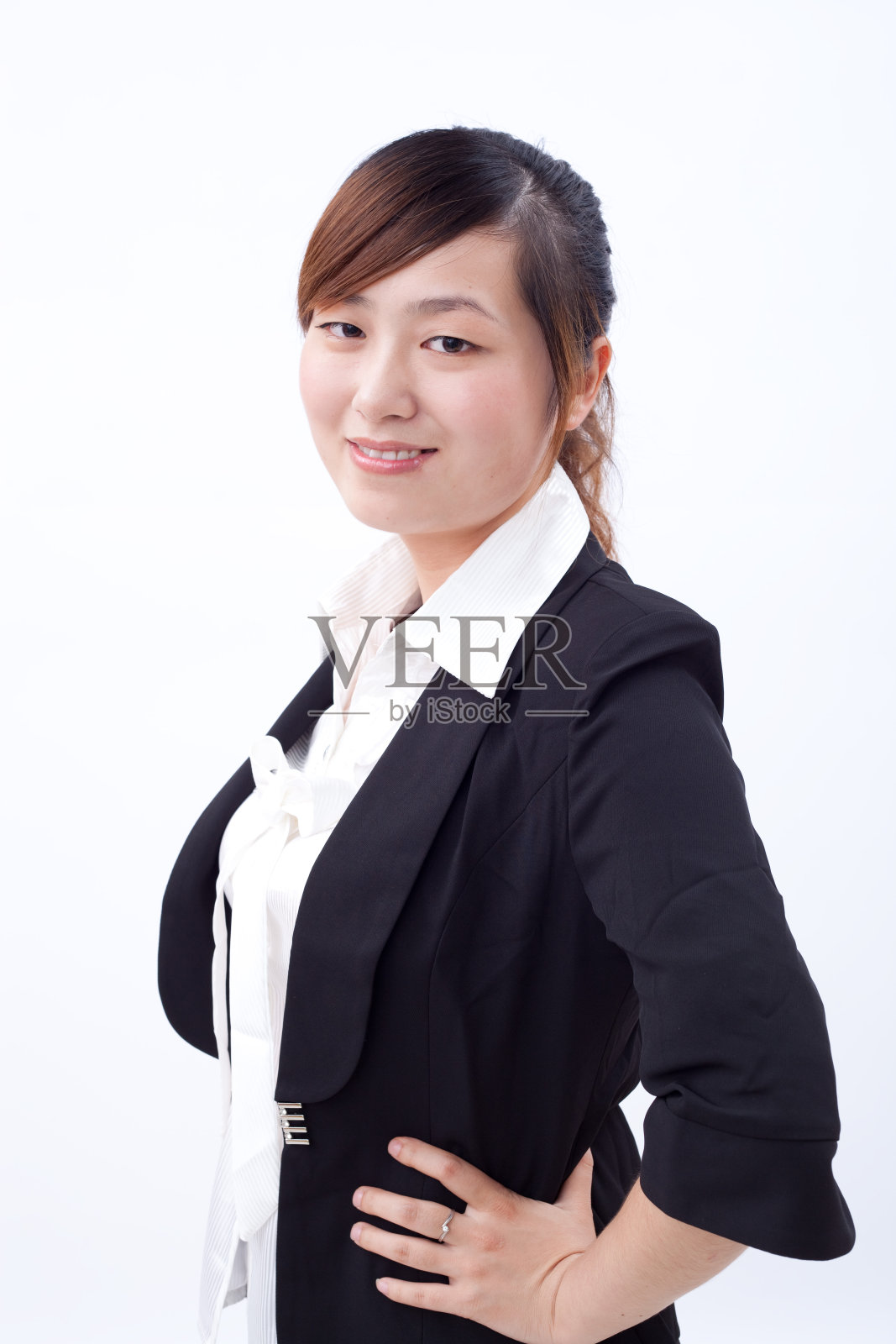 亚洲职业女性照片摄影图片