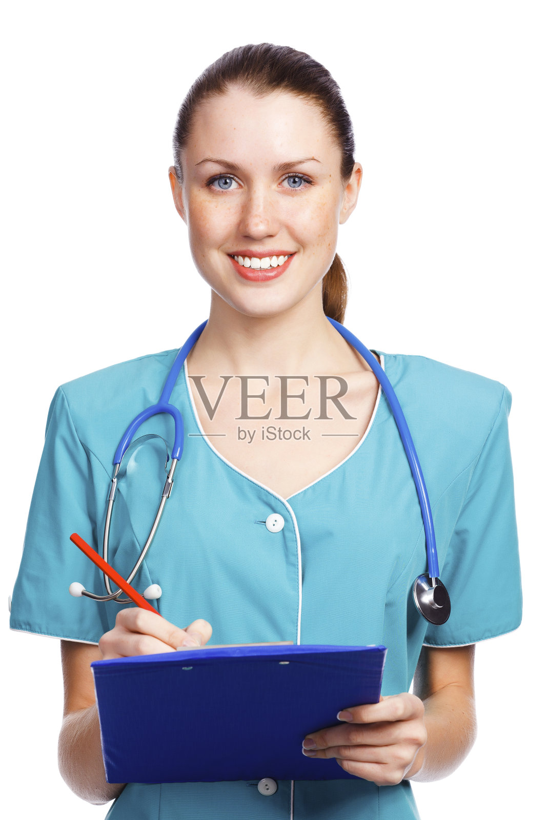 可爱的女护士照片摄影图片