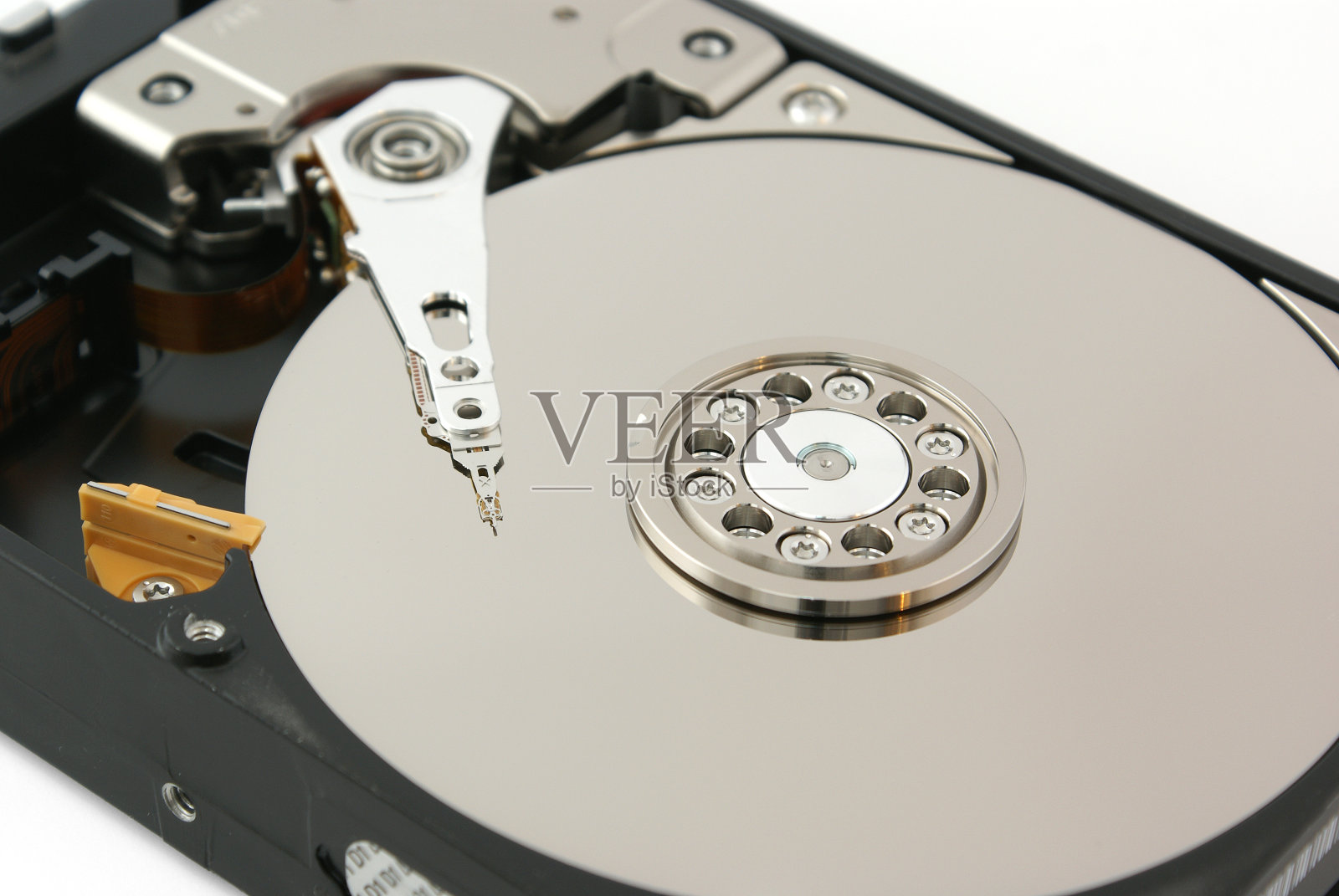 硬盘驱动器HDD没有盖特写照片摄影图片