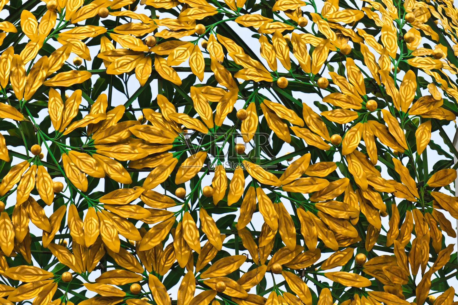 金色穹顶细节,维也纳分离派建筑,奥地利插画图片素材