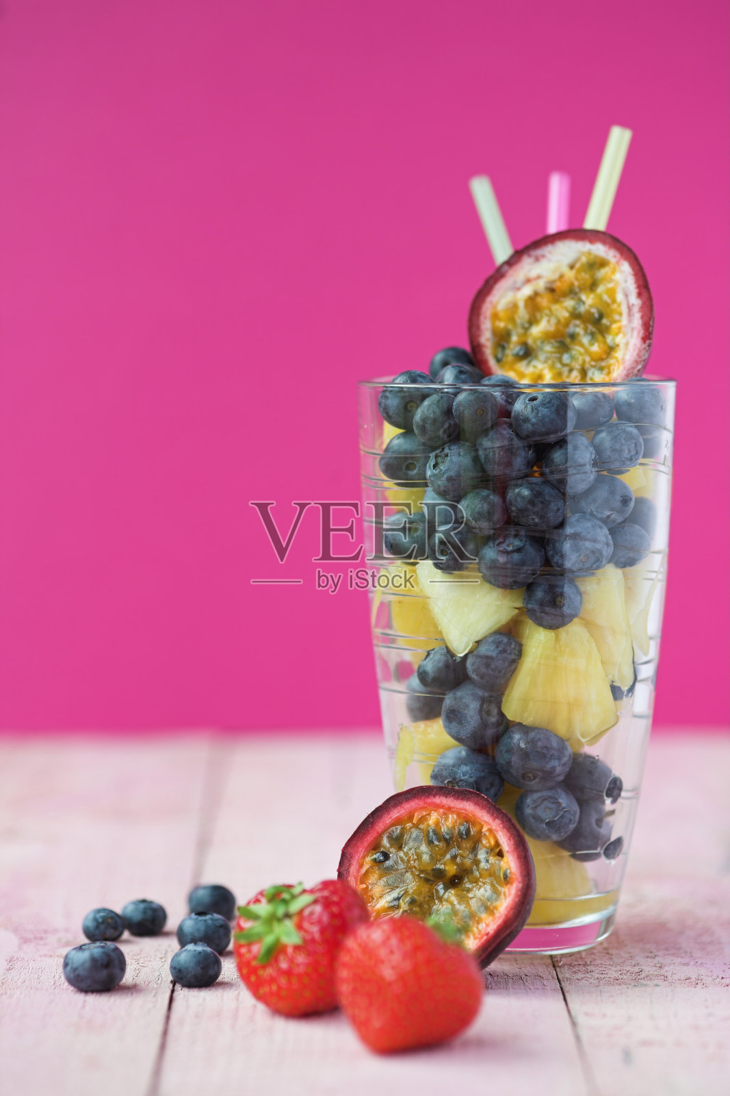 夏天水果冰沙照片摄影图片