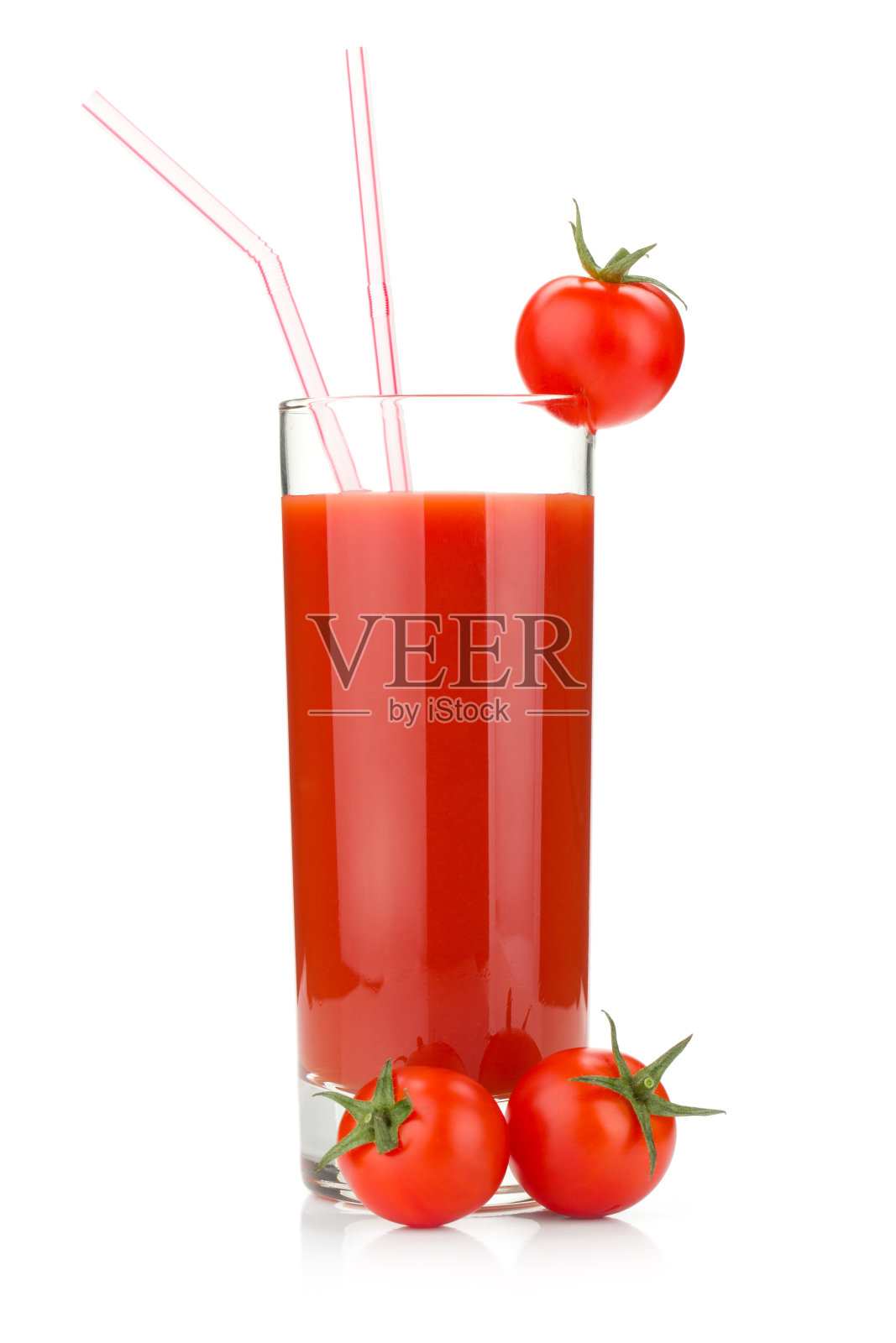 玻璃杯里的番茄汁照片摄影图片