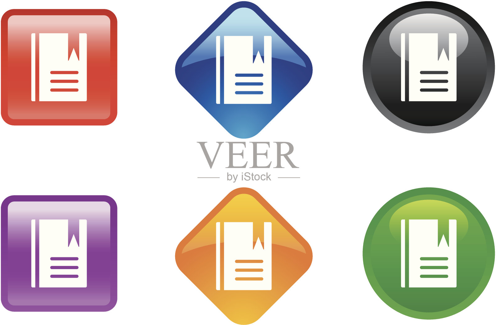 'Zee'图标系列|书签图标素材