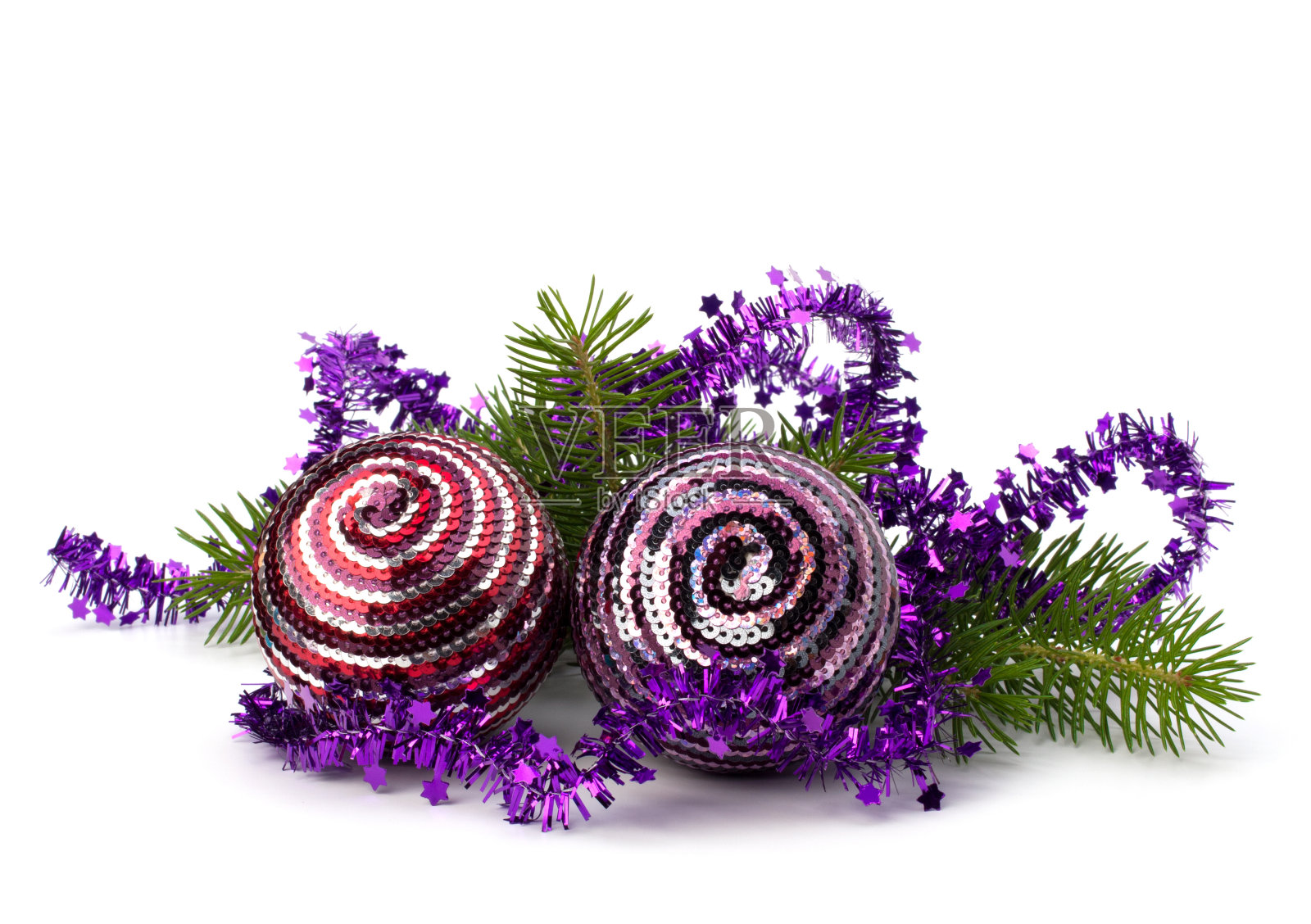 圣诞装饰球照片摄影图片