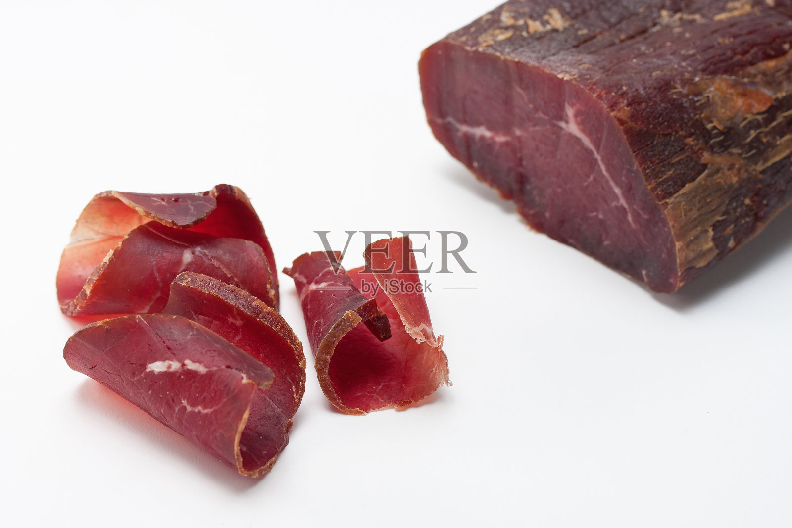 烟熏干牛肉照片摄影图片