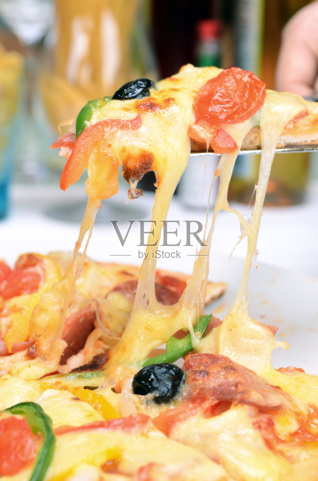 片披萨照片摄影图片