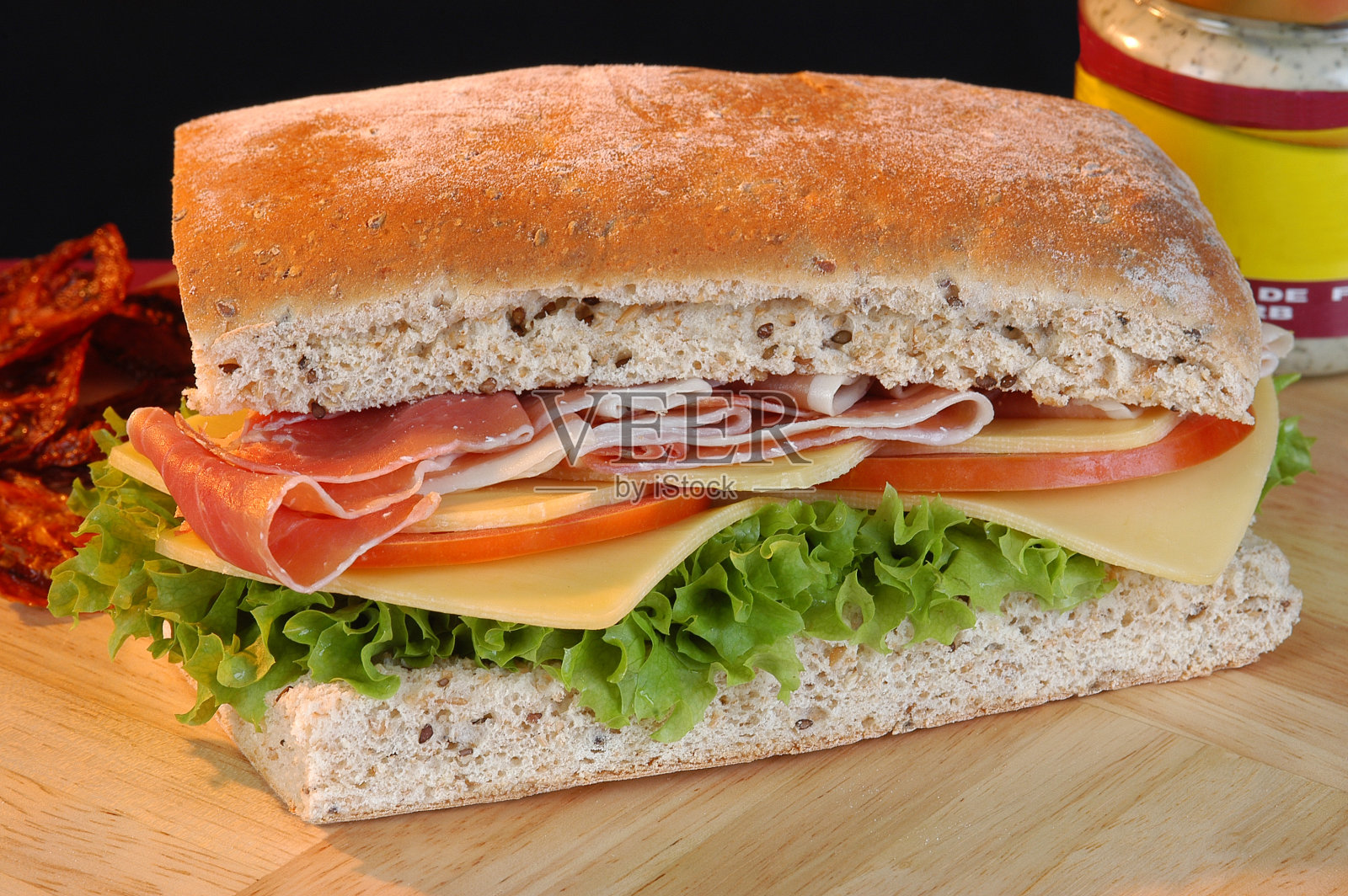 三明治。照片摄影图片