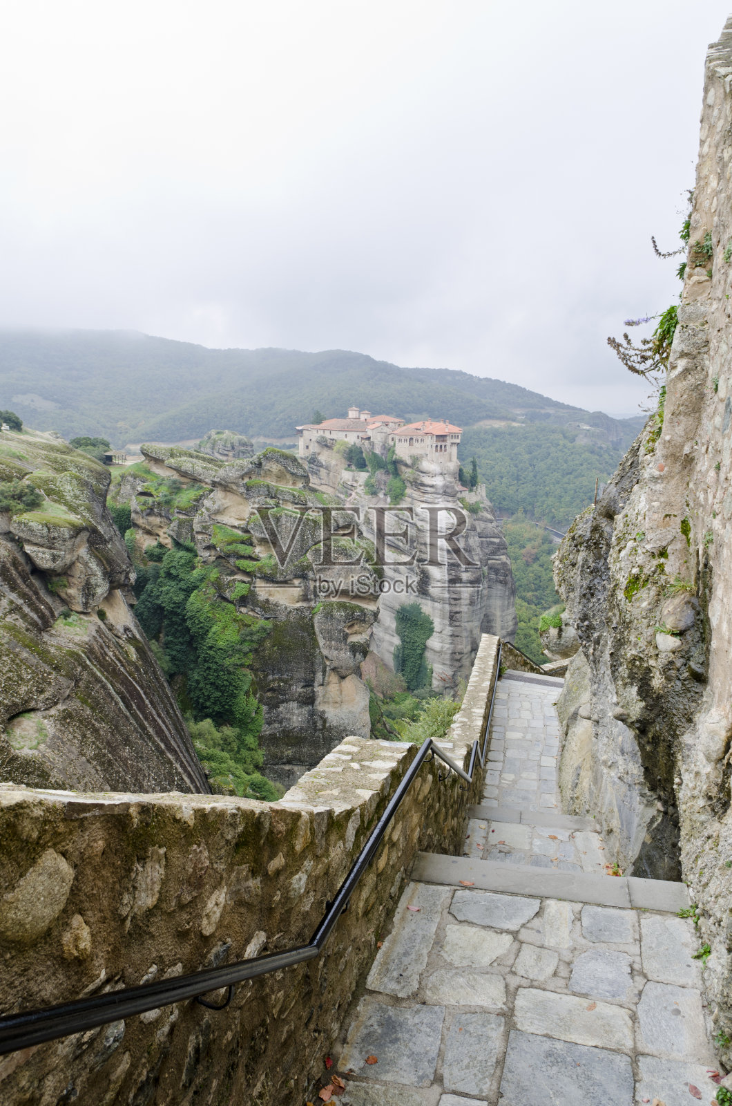 修道院的楼梯照片摄影图片