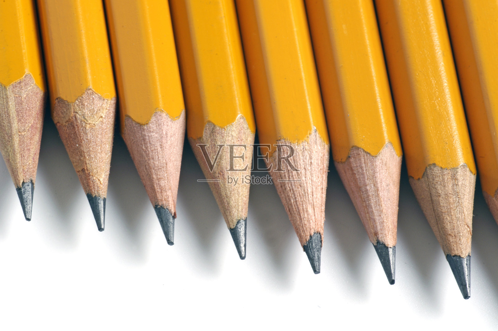 铅笔孤立在白色上照片摄影图片