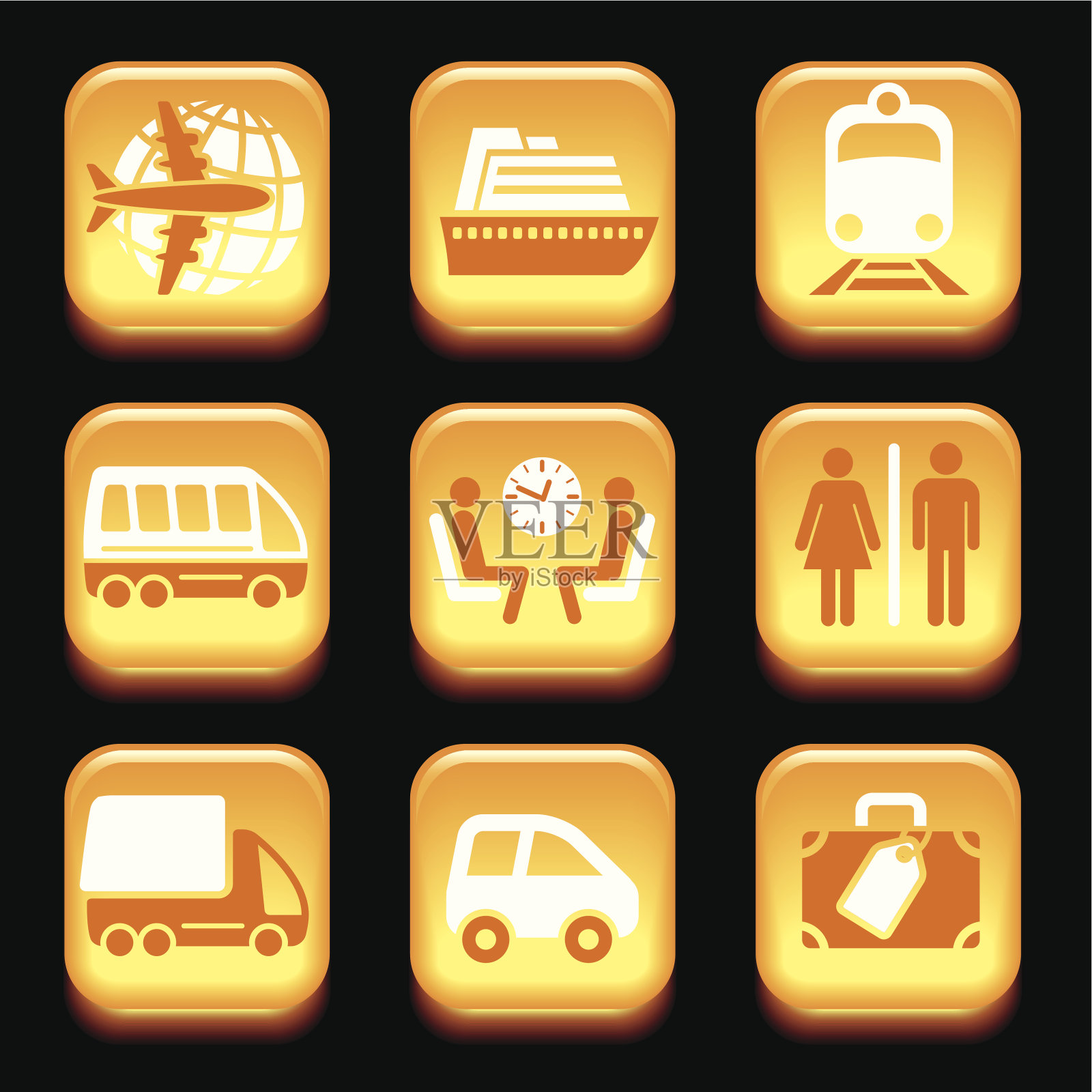 旅游的图标图标素材